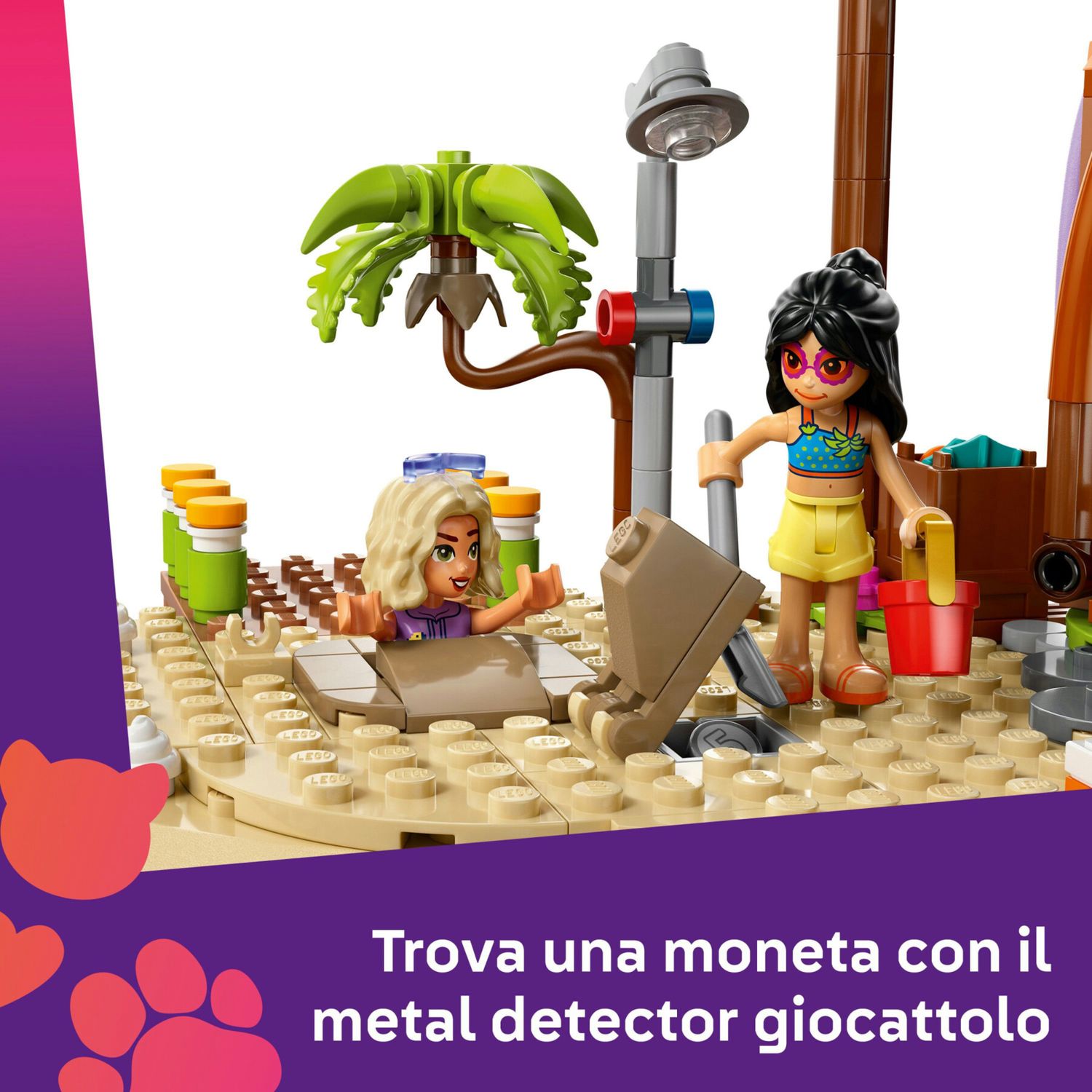 Lego friends 42673 vacanza beach resort: 6 mini bamboline 8+ - LEGO FRIENDS, Lego