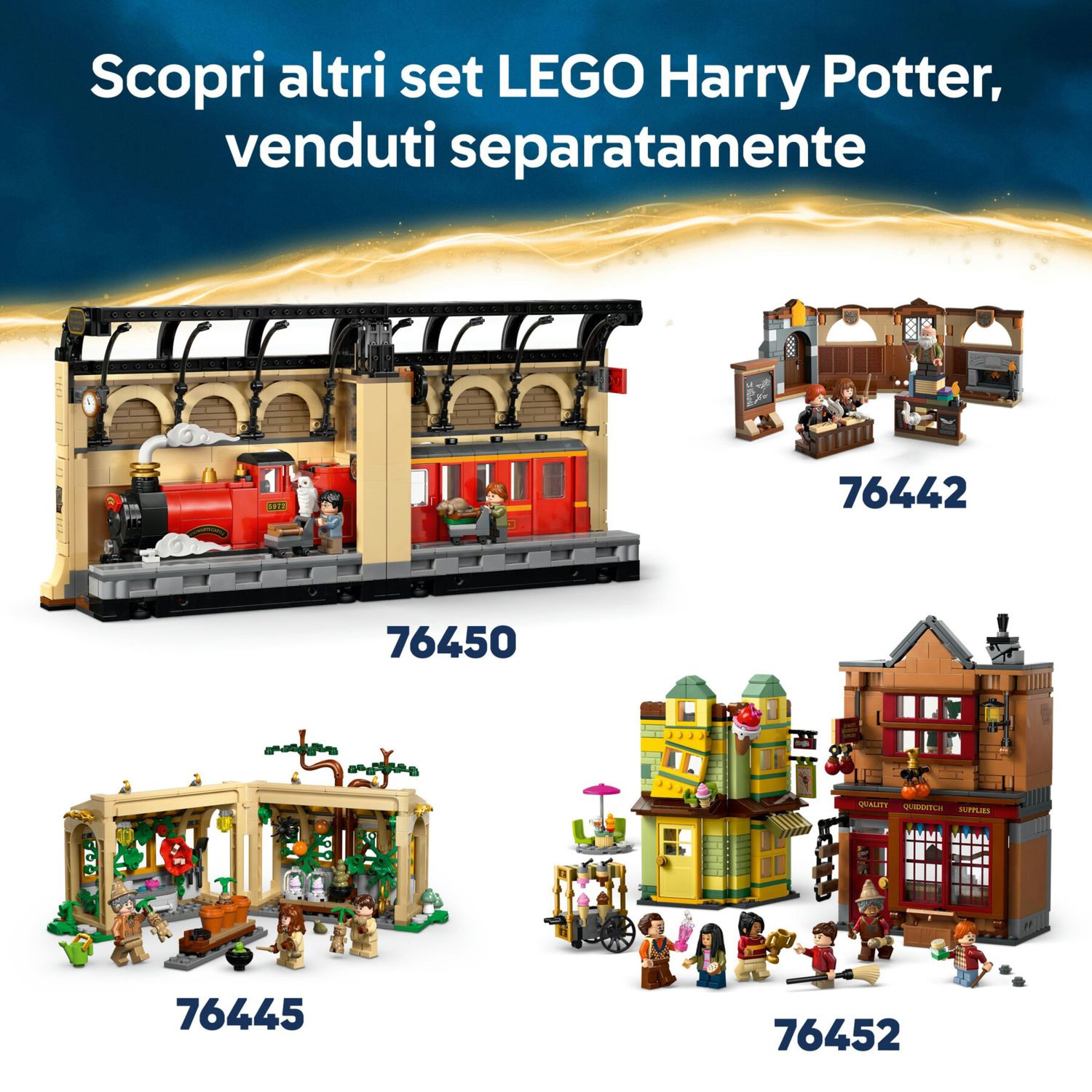 Lego harry potter 76454 hogwarts: torre scalinata, modulare 10+ - LEGO® Harry Potter™, Lego