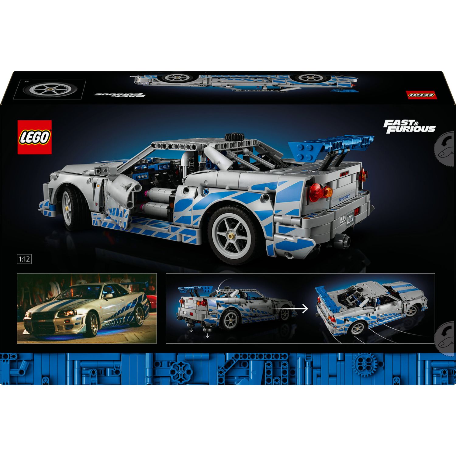 Lego technic 42210 nissan skyline gt-r: modellino adulti, derapata - LEGO TECHNIC, Lego