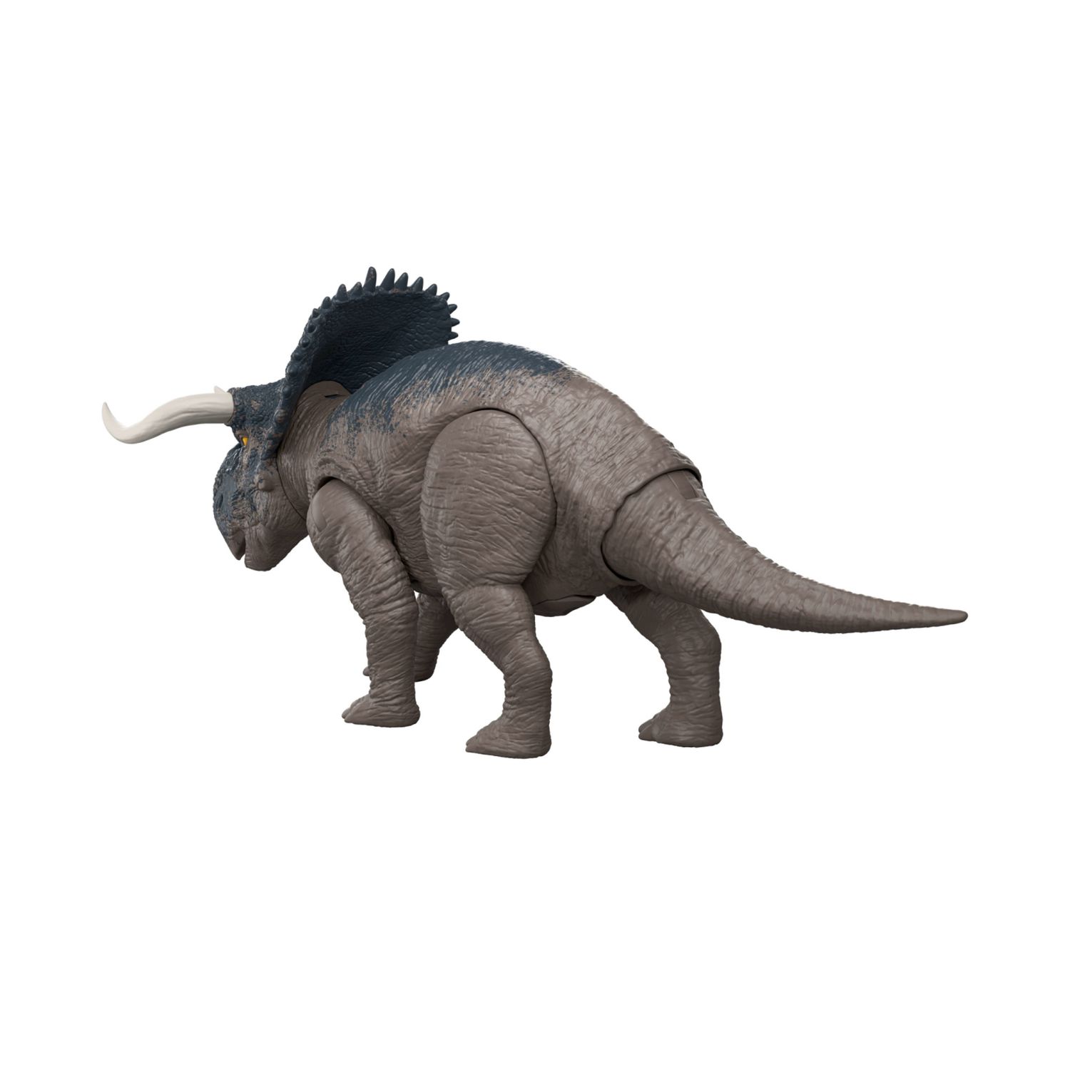 Mattel jurassic world - nasutoceratopo ruggito selvaggio jw - dinosauro snodato con suoni e attacco coda - Jurassic World