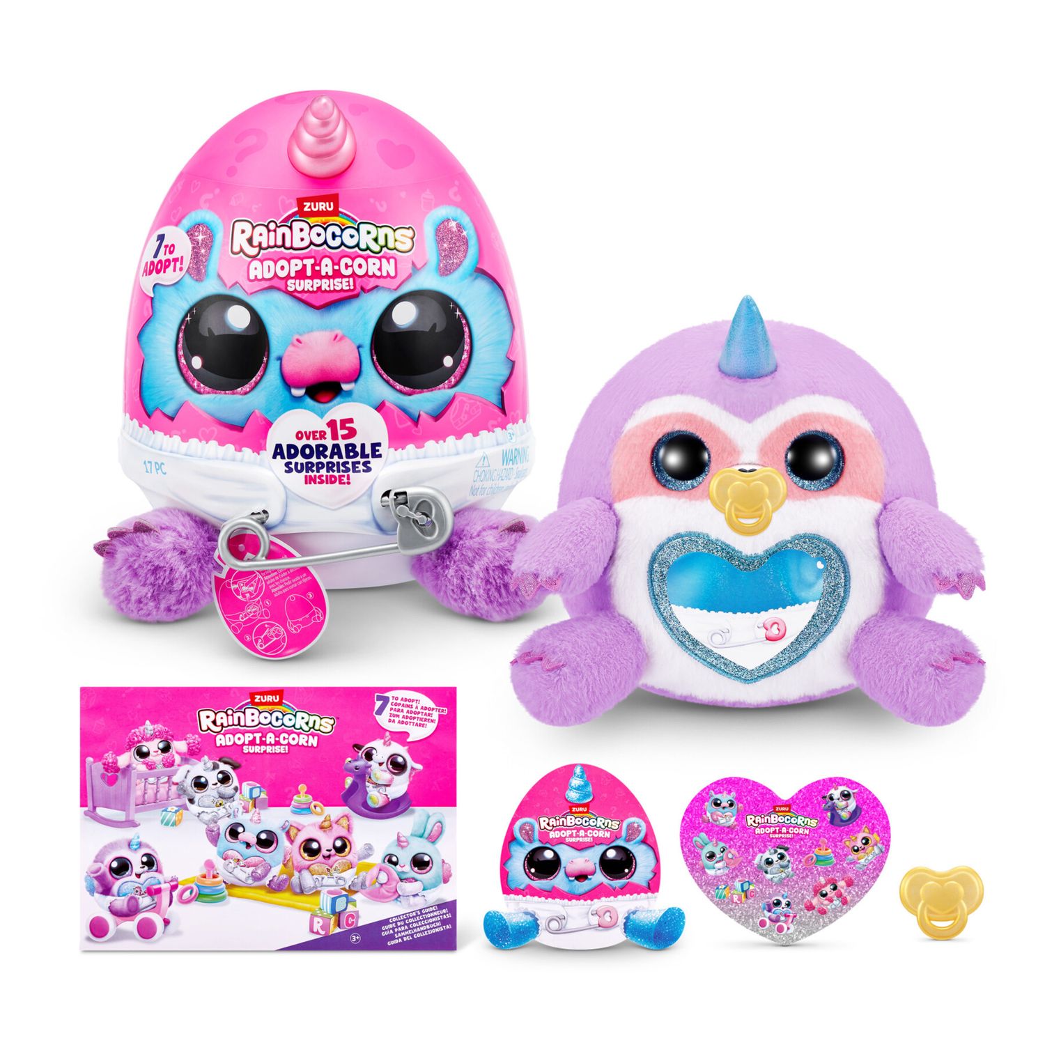 Rainbocorns adopt a corn: peluche sorpresa - assortito - RAINBOCORNS