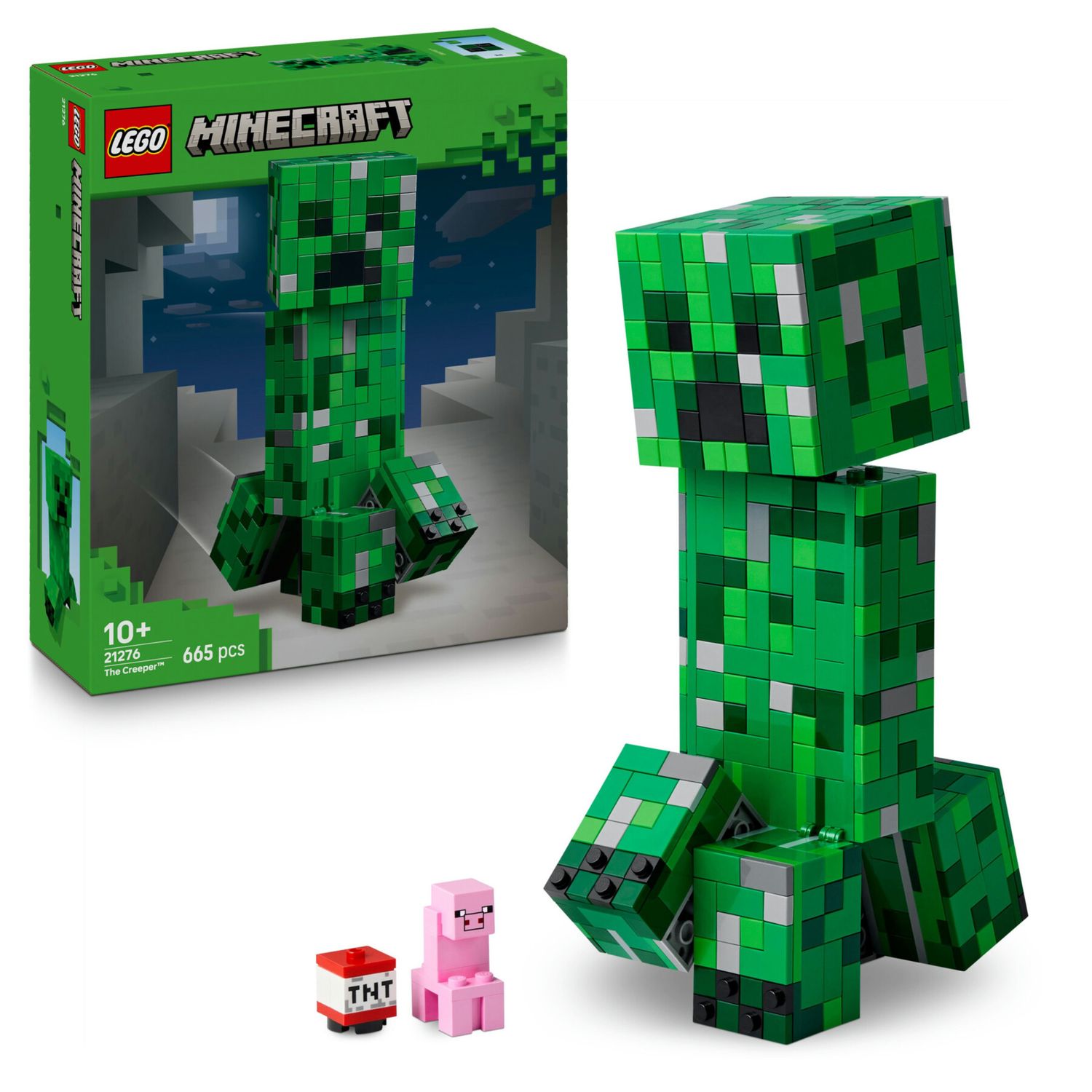 Lego minecraft 21276 creeper: action figure snodabile, segreto 10+ - Lego