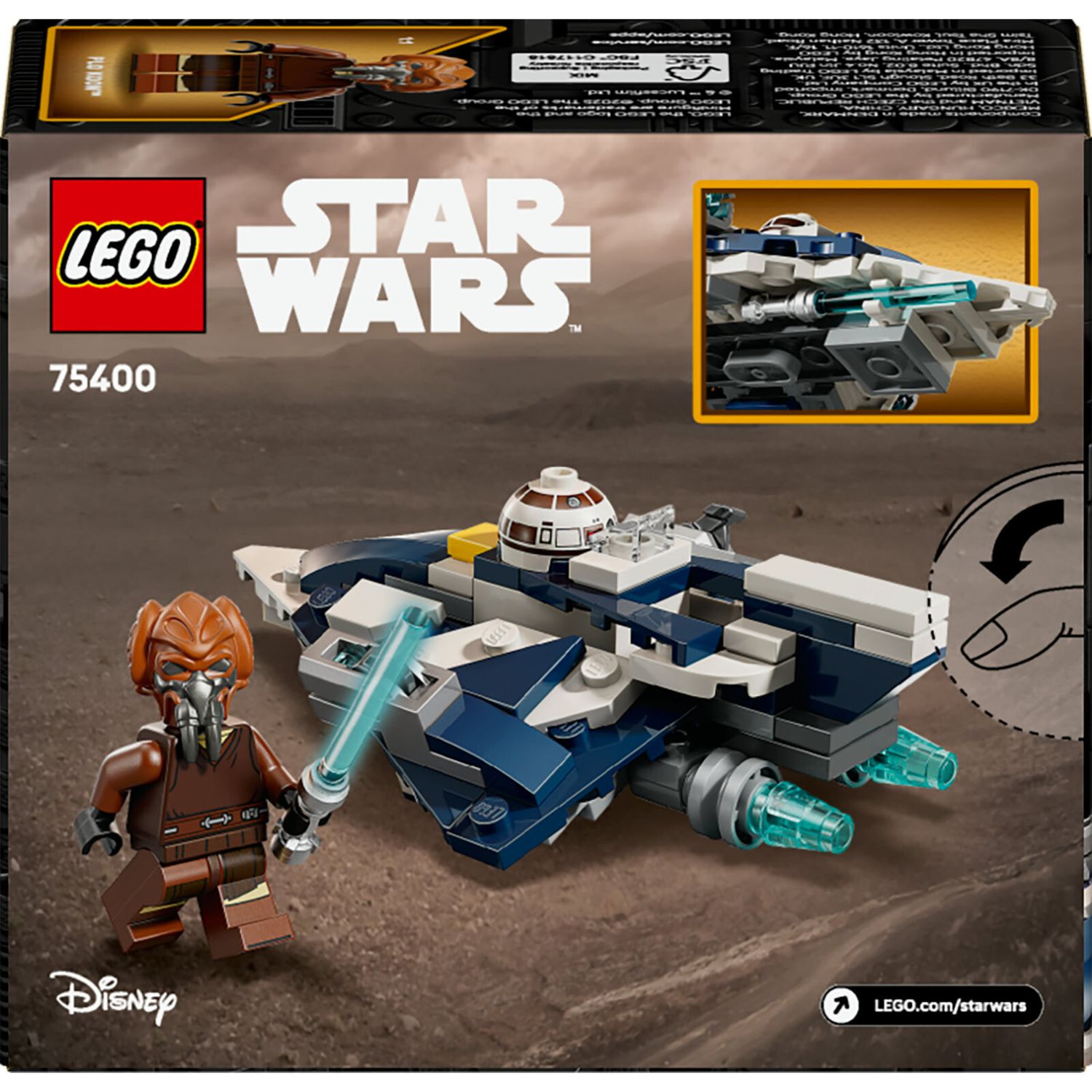 Lego star wars 75400 microfighter jedi: astronave, 2 shooter 6+ - LEGO® Star Wars™, Lego, Star Wars