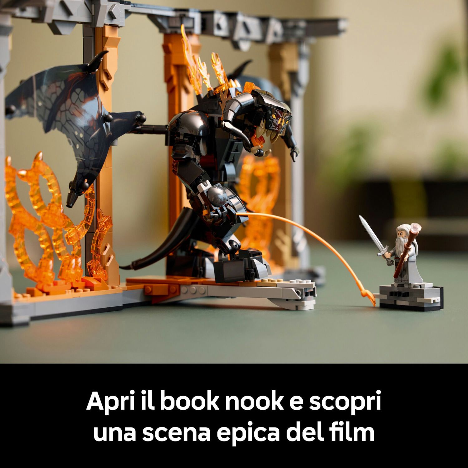 Lego icons – 10367 – book nook balrog il signore degli anelli - Jurassic World, LEGO JURASSIC WORLD, Lego