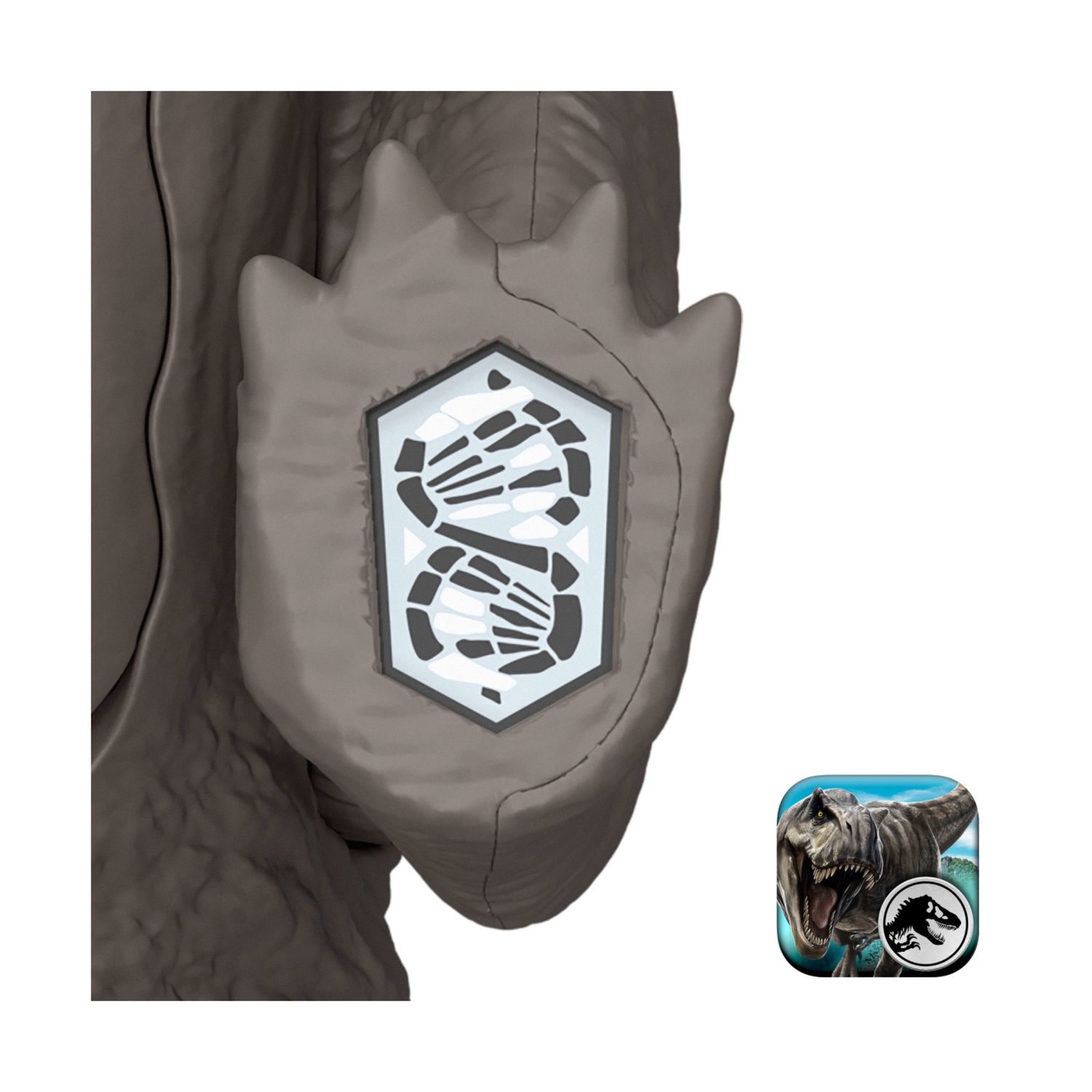 Mattel jurassic world - nasutoceratopo ruggito selvaggio jw - dinosauro snodato con suoni e attacco coda - Jurassic World