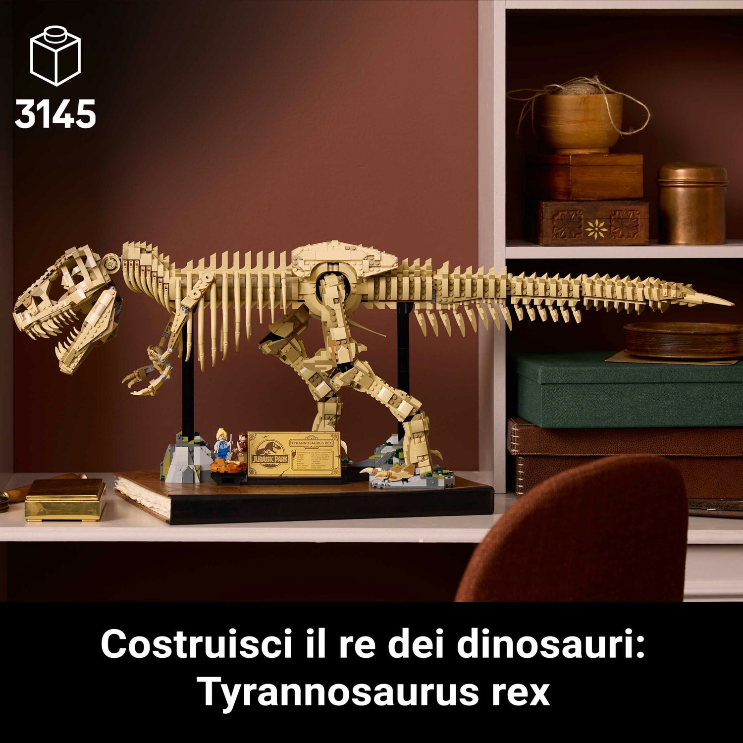 Lego jurassic fossili tirannosauro - 76968 - Jurassic World, LEGO JURASSIC WORLD, Lego