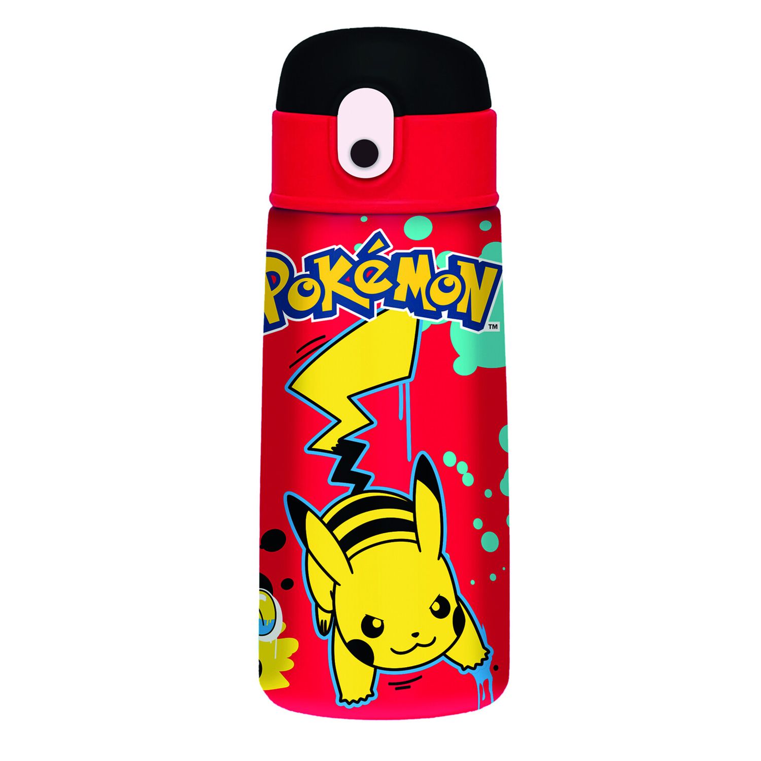 Borraccia pokemon termica in acciaio con cannuccia - POKEMON, SEVEN