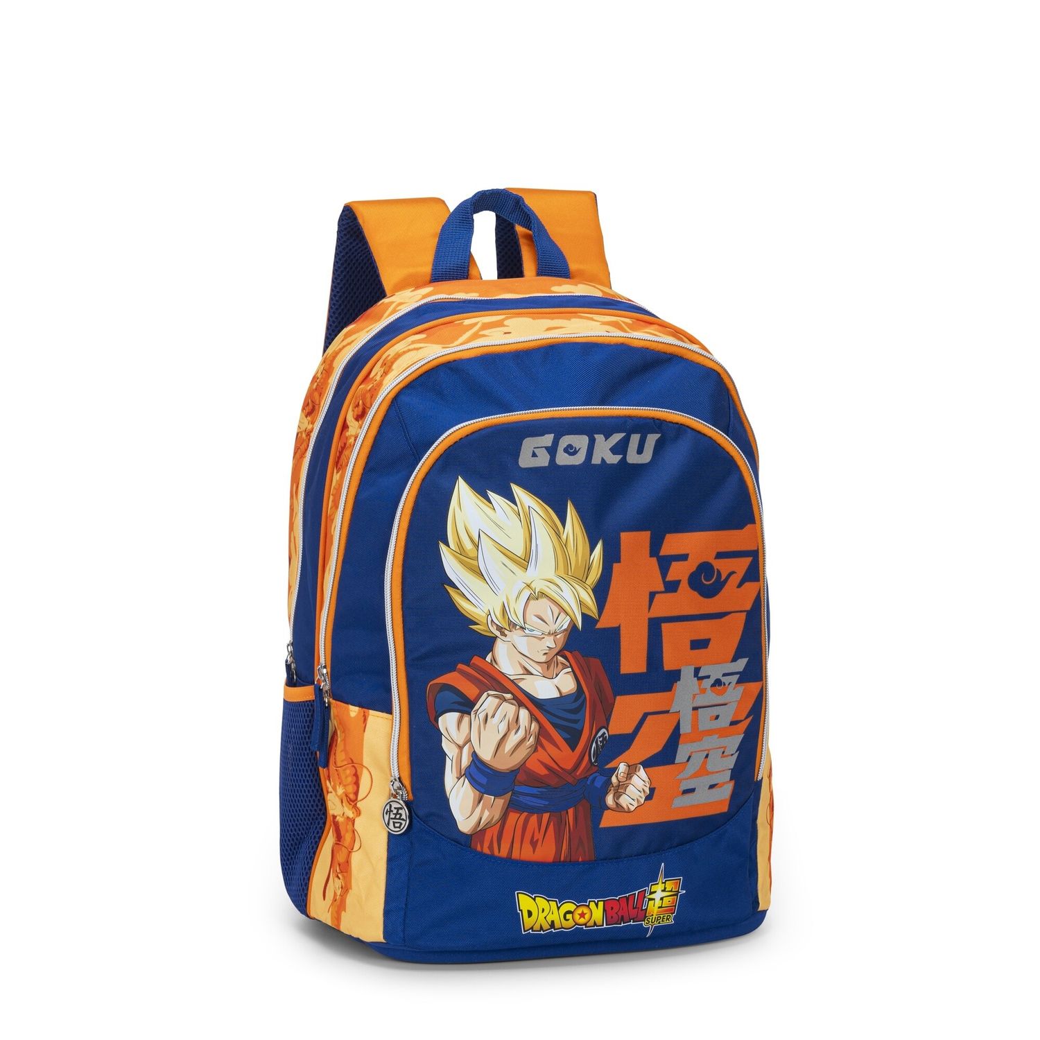 Zaino scuola organizzato con chiusure a zip dragon ball super - DRAGON BALL