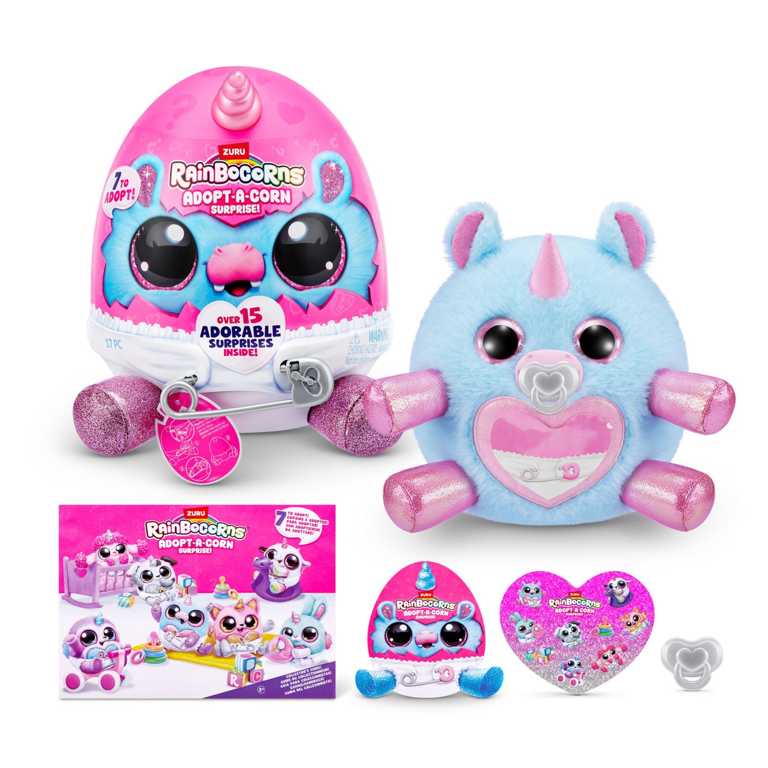 Rainbocorns adopt a corn: peluche sorpresa - assortito - RAINBOCORNS