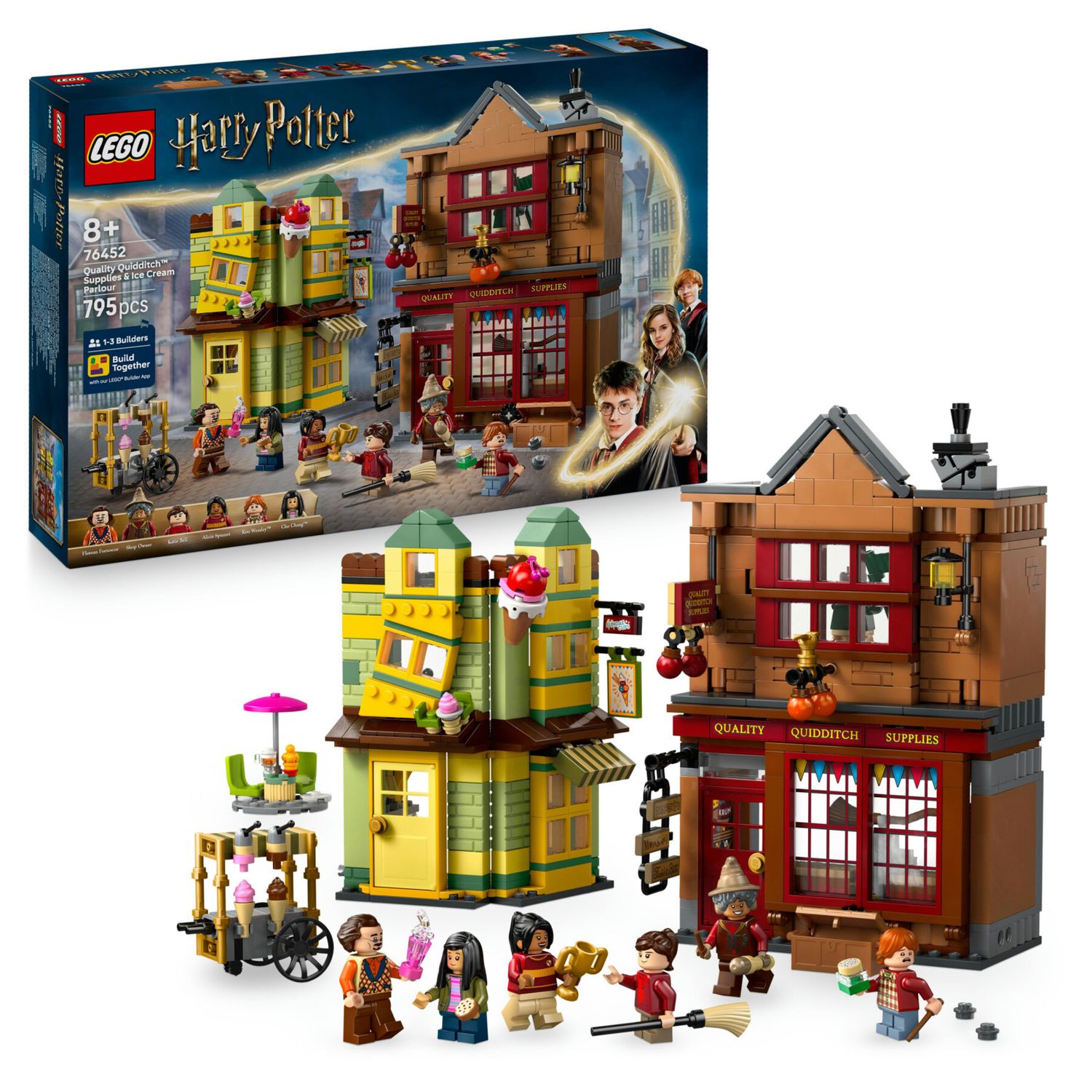 Lego harry potter 76452 quidditch: accessori & gelateria, negozi 8+ - LEGO® Harry Potter™, Lego