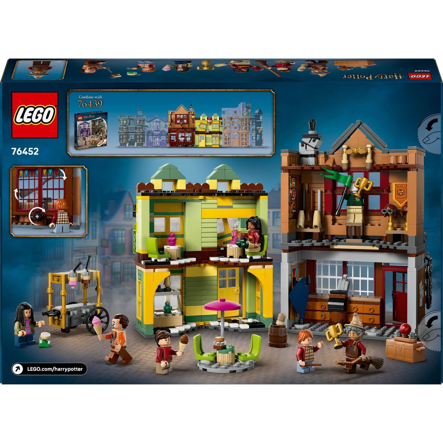 Lego harry potter 76452 quidditch: accessori & gelateria, negozi 8+ - LEGO® Harry Potter™, Lego