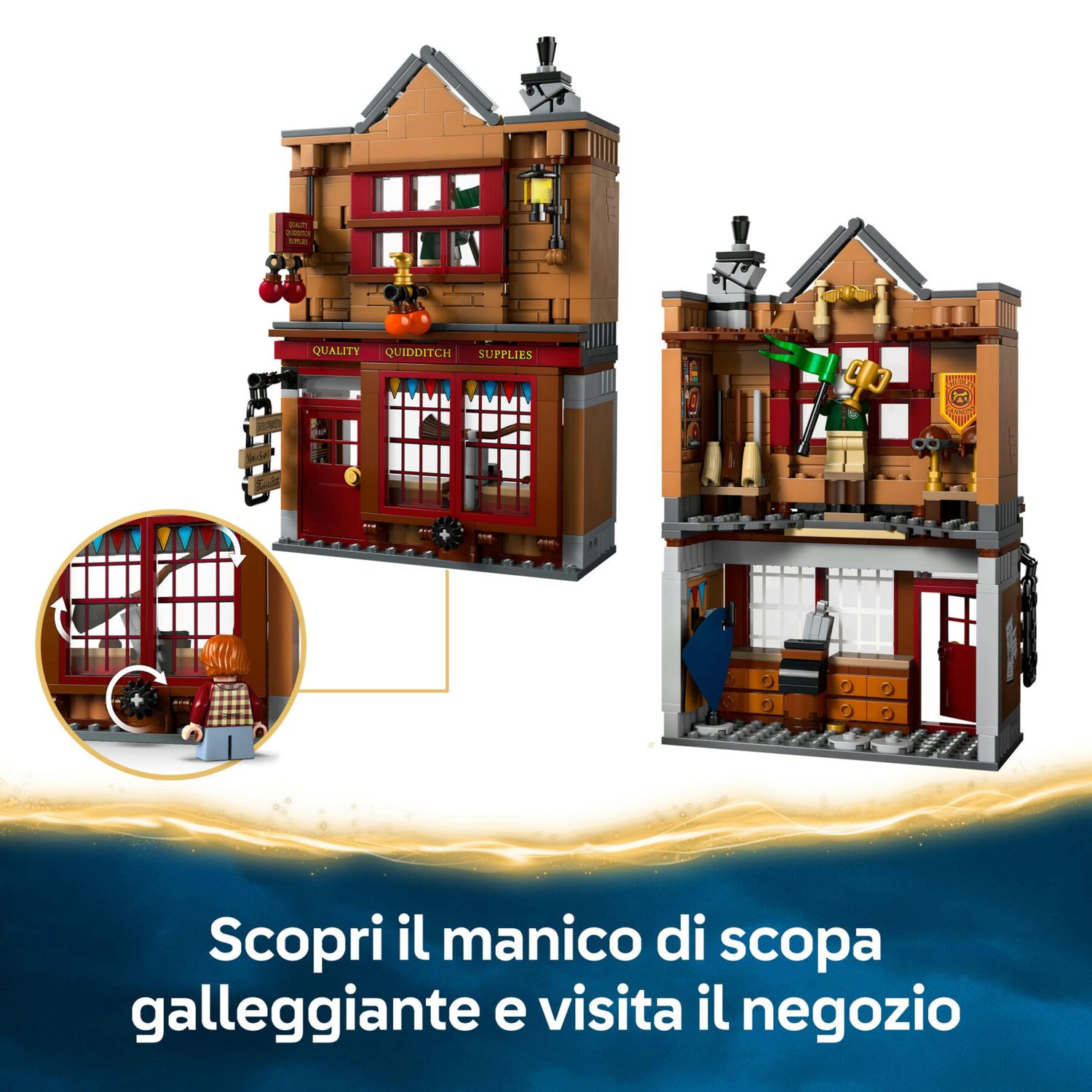 Lego harry potter 76452 quidditch: accessori & gelateria, negozi 8+ - LEGO® Harry Potter™, Lego