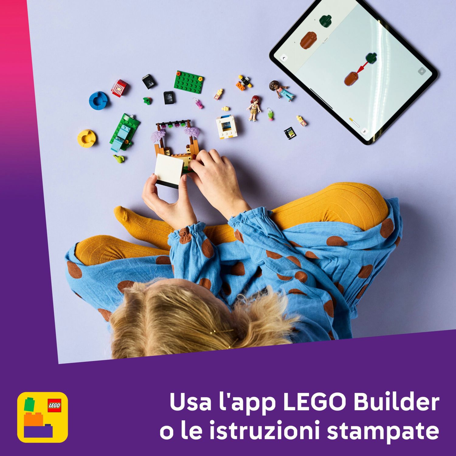 Lego friends 42642 movie night amicizia: 2 mini bamboline 6+ - LEGO FRIENDS, Lego