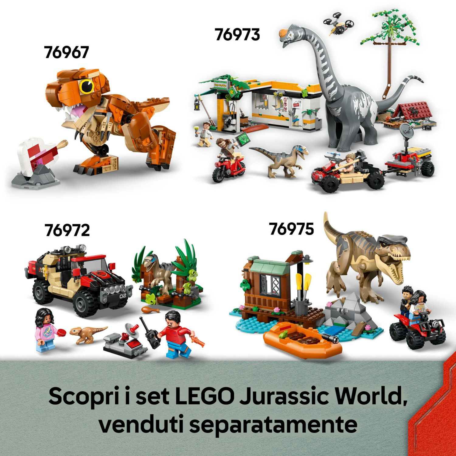 Lego jurassic world – 76970 – cucciolo dolores aquilops - Jurassic World, LEGO JURASSIC WORLD, Lego