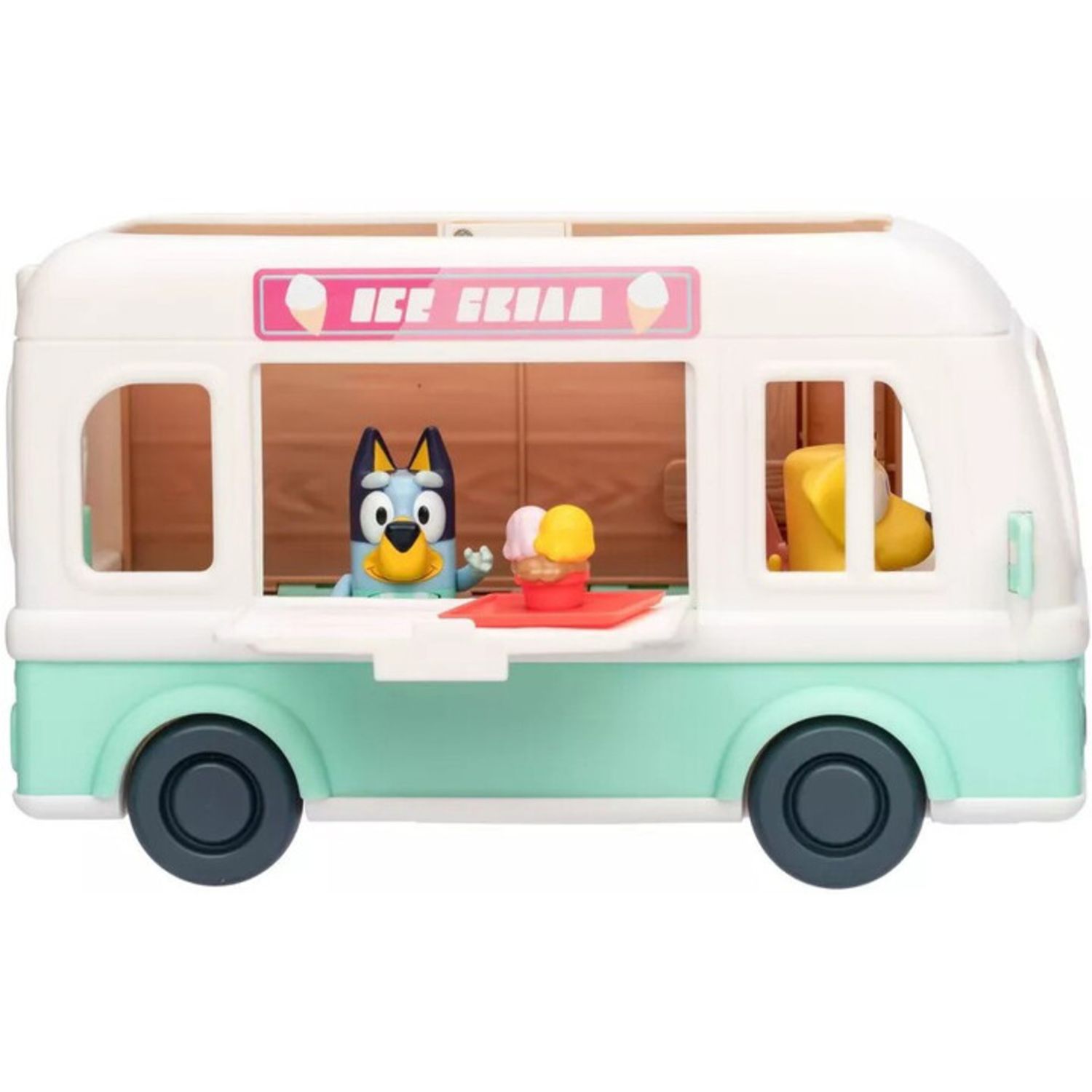 Bluey camioncino gelati: 2 personaggi, gioco per bambini - BLUEY