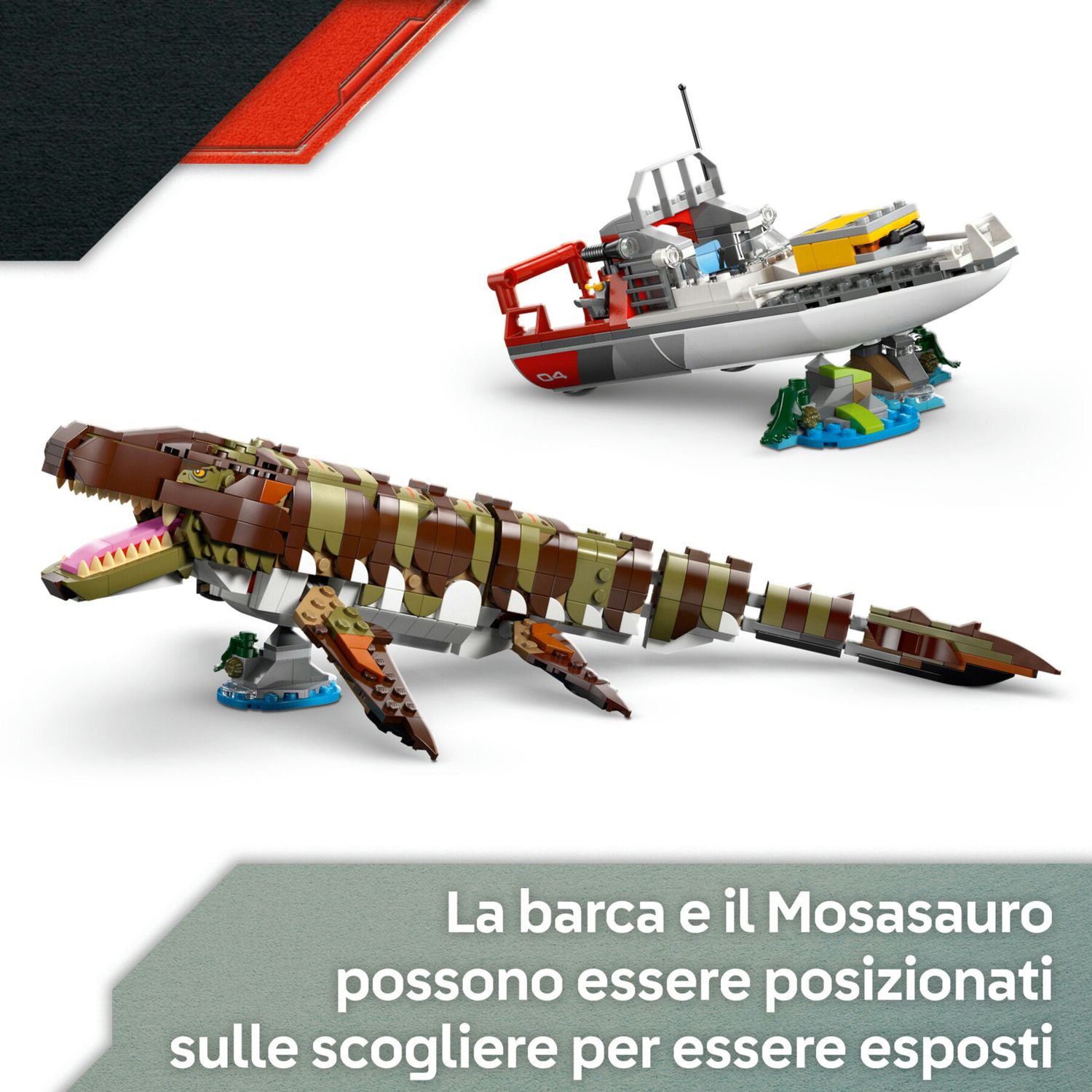 Lego jurassic world – 76974 – attacco del mosasauro - Jurassic World, LEGO JURASSIC WORLD, Lego