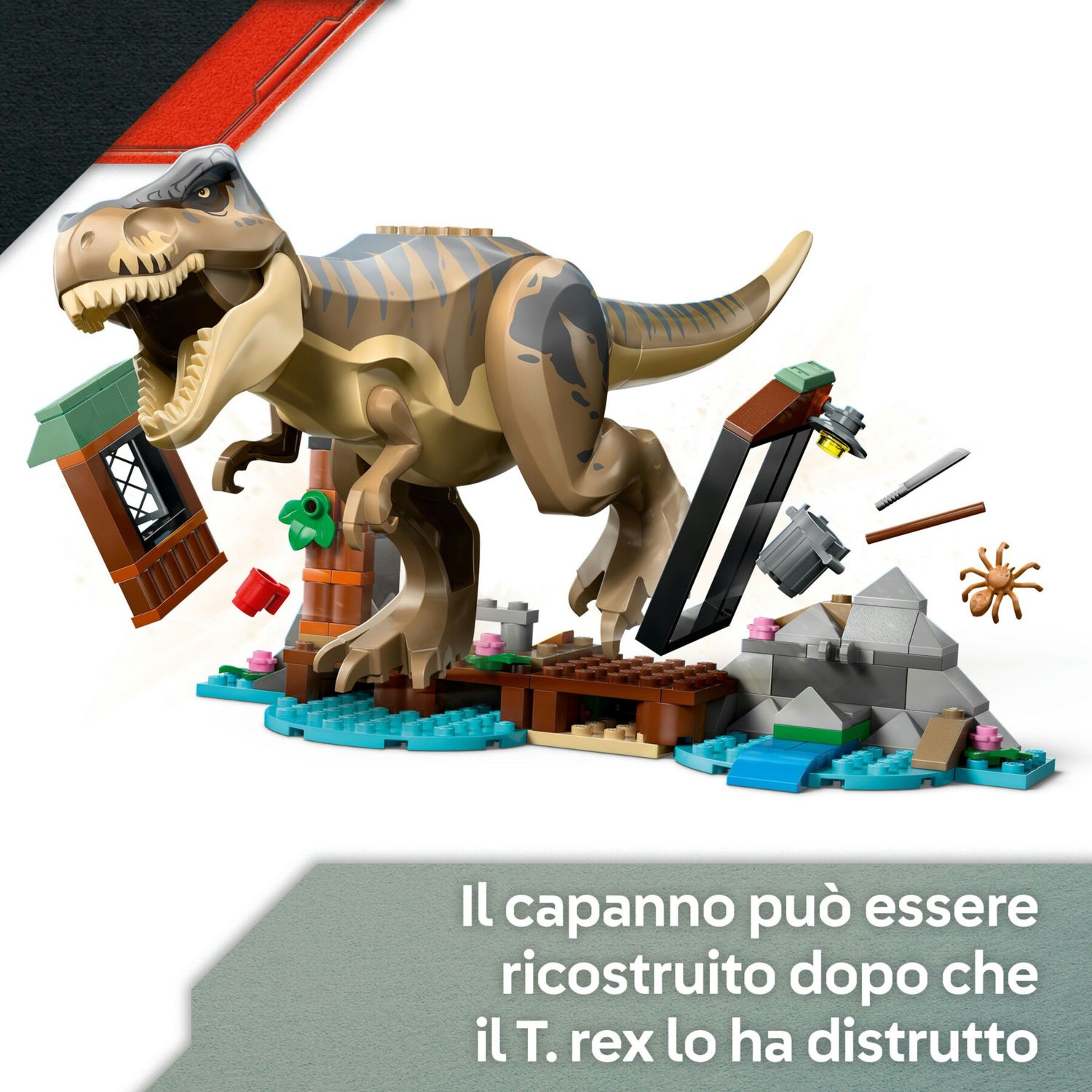 Lego jurassic world – 76975 – fuga sul fiume dal t. rex - Jurassic World, LEGO JURASSIC WORLD, Lego