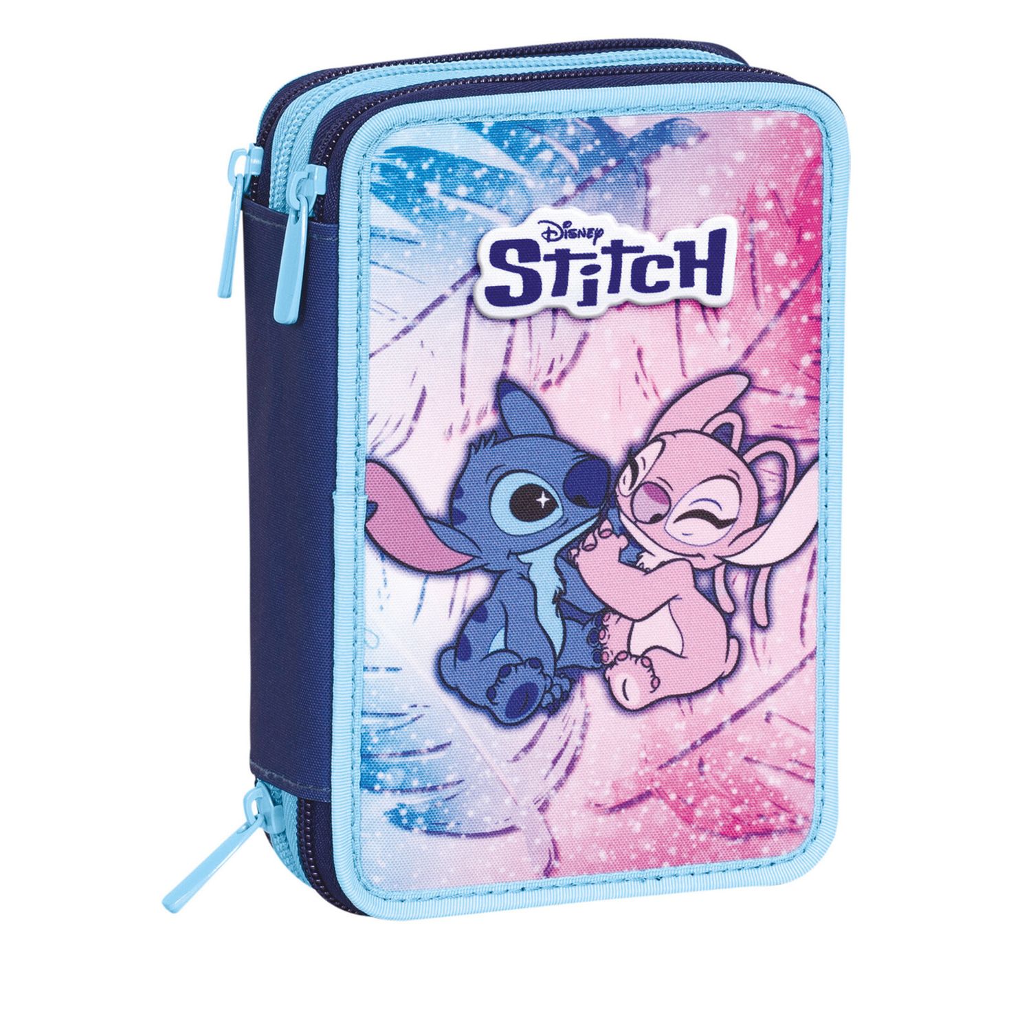 Astuccio 3 zip lilo & stitch cute and fluffy - SEVEN, Disney Stitch