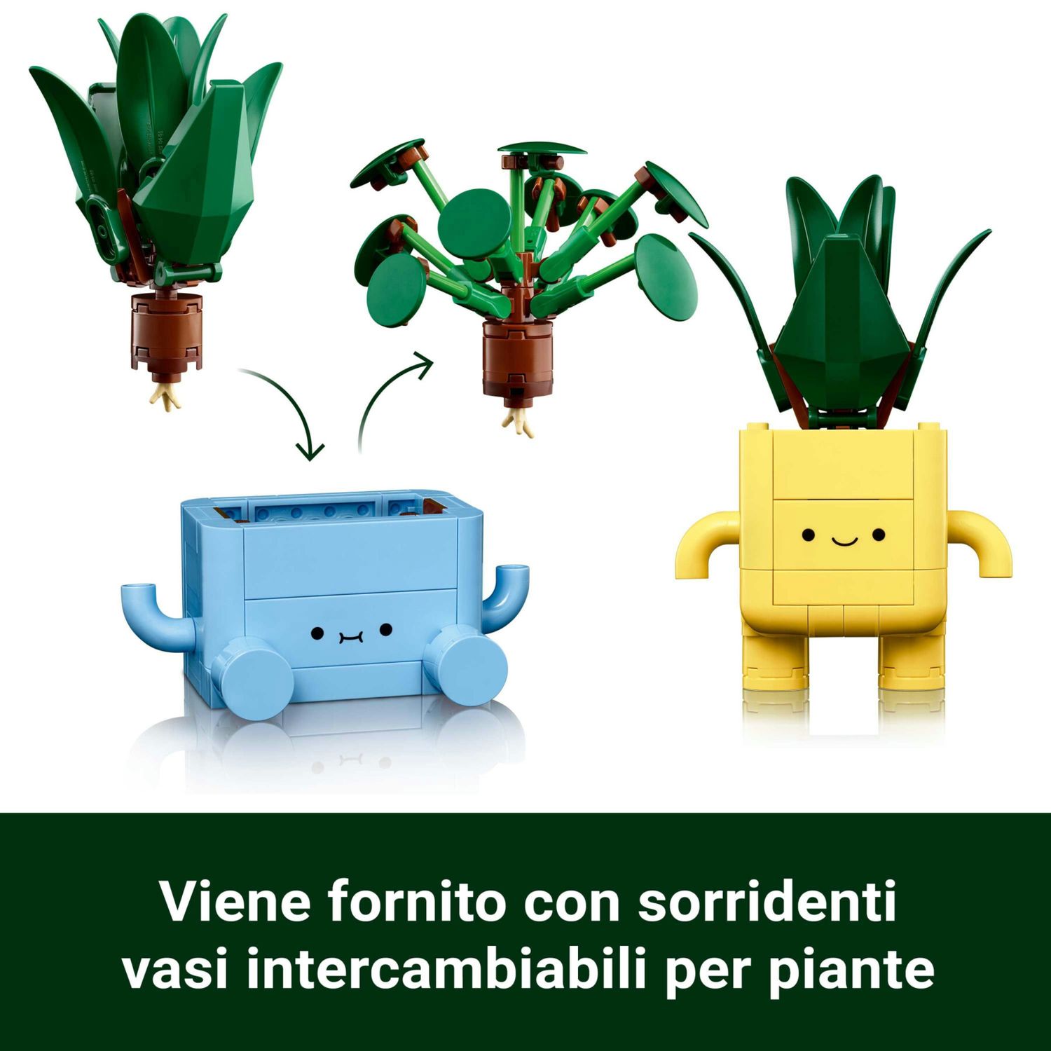 Lego botanicals - 10349  - piantine felici - LEGO ICONS BOTANICAL, Lego