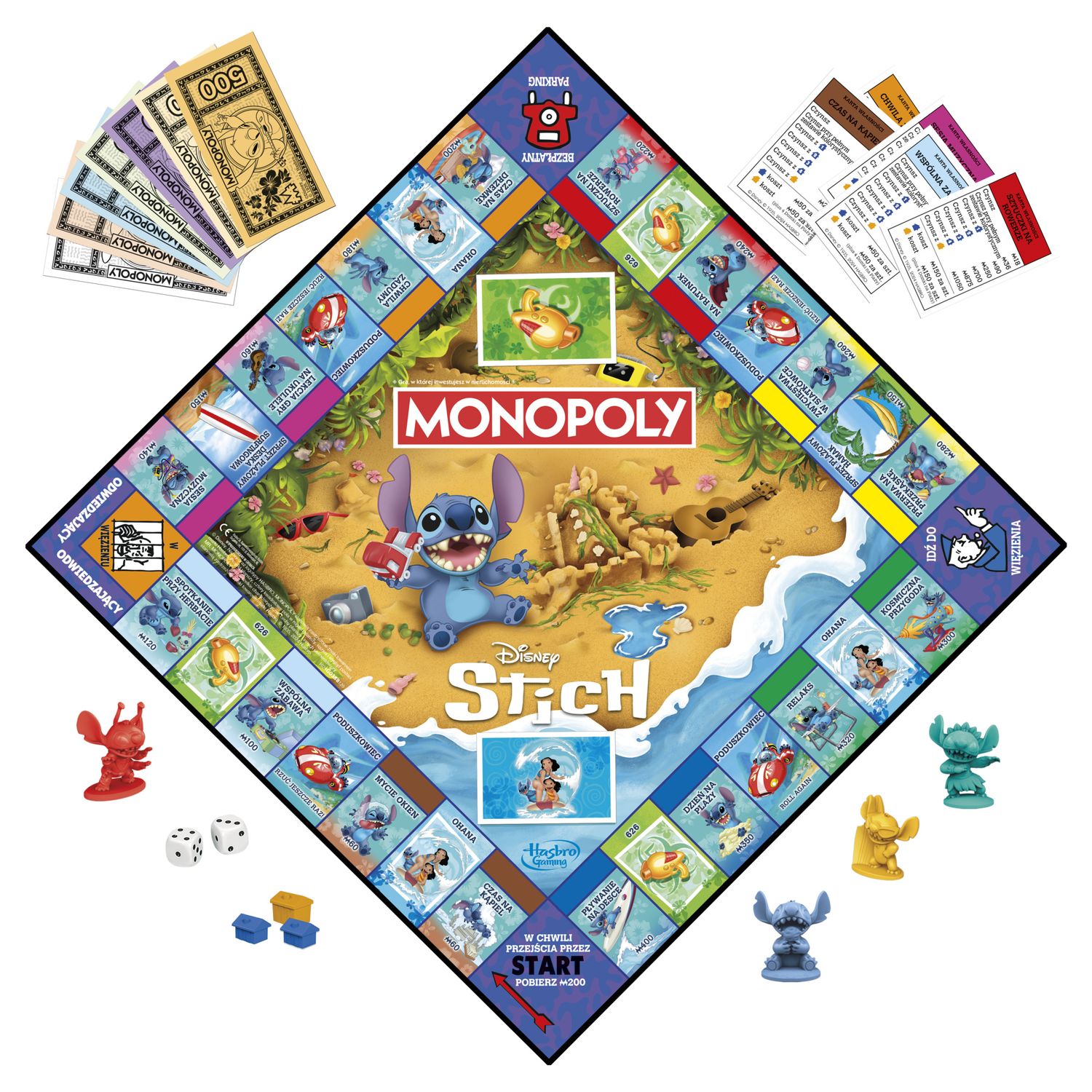 Monopoly disney stitch edition - ispirato a "lilo & stitch" della disney - dagli 8 anni in su - 2-4 giocatori - 30 min - MONOPOLY