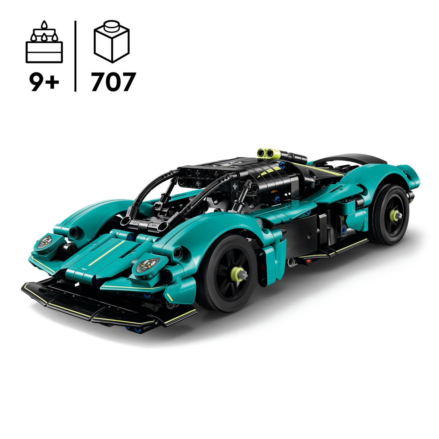 Lego technic 42208 aston martin valkyrie: auto giocattolo, v12 9+ - LEGO TECHNIC, Lego