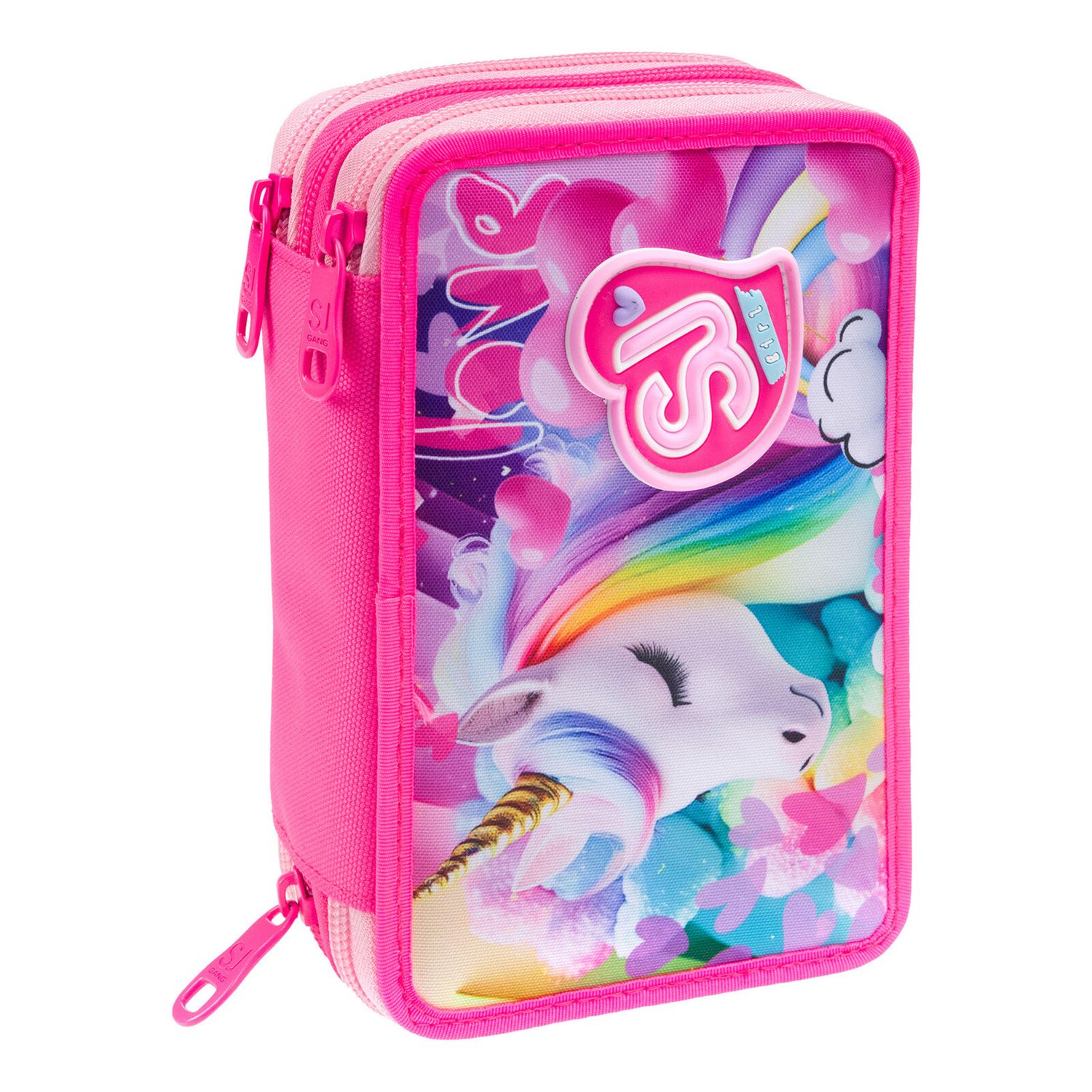 Astuccio 3 zip sj gang flyunicorn girl - SEVEN