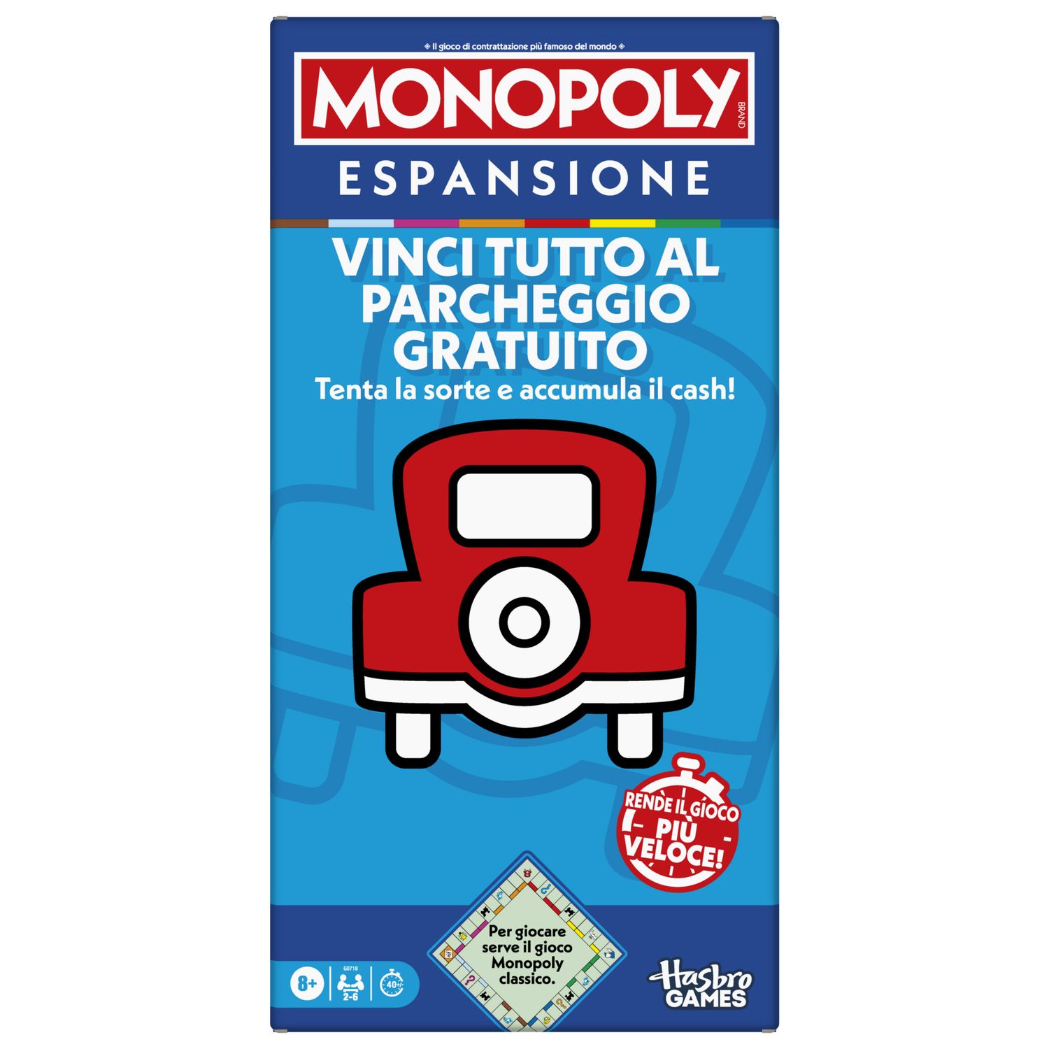 Monopoly espansione - vinci tutto al parcheggio gratuito - MONOPOLY
