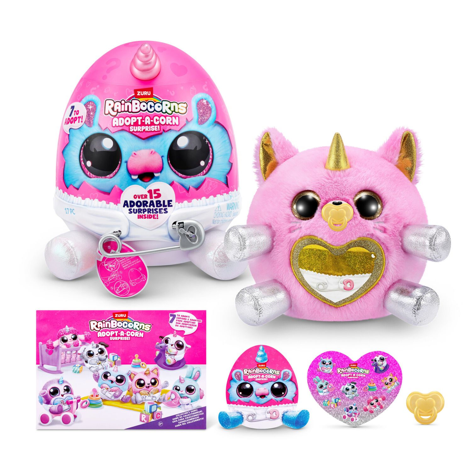 Rainbocorns adopt a corn: peluche sorpresa - assortito - RAINBOCORNS