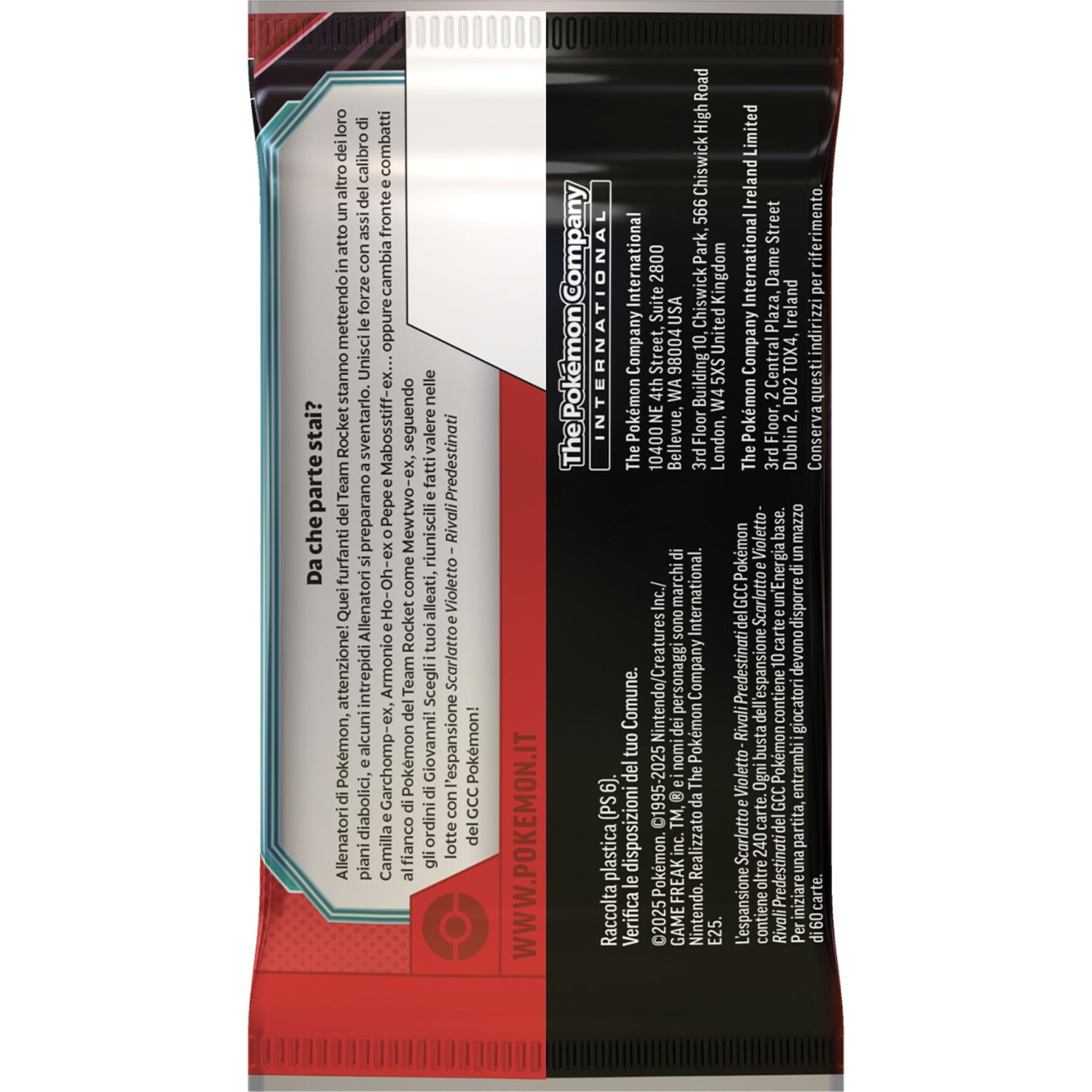 Busta singola e assortita  dell’espansione  scarlatto e violetto - rivali predestinati - POKEMON
