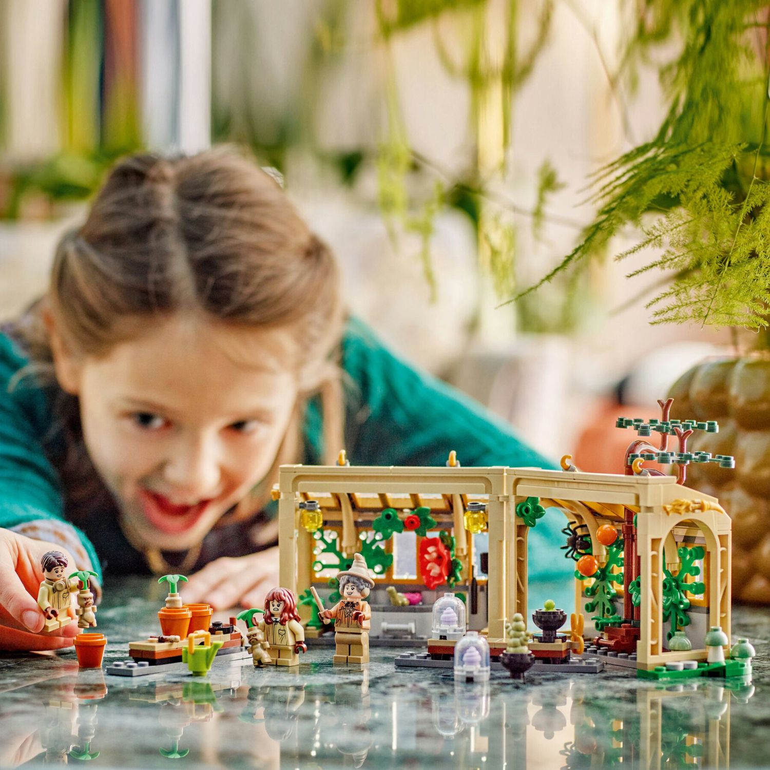 Lego harry potter 76445 hogwarts: lezione erbologia, 3 minifigure 8+ - LEGO® Harry Potter™, Lego