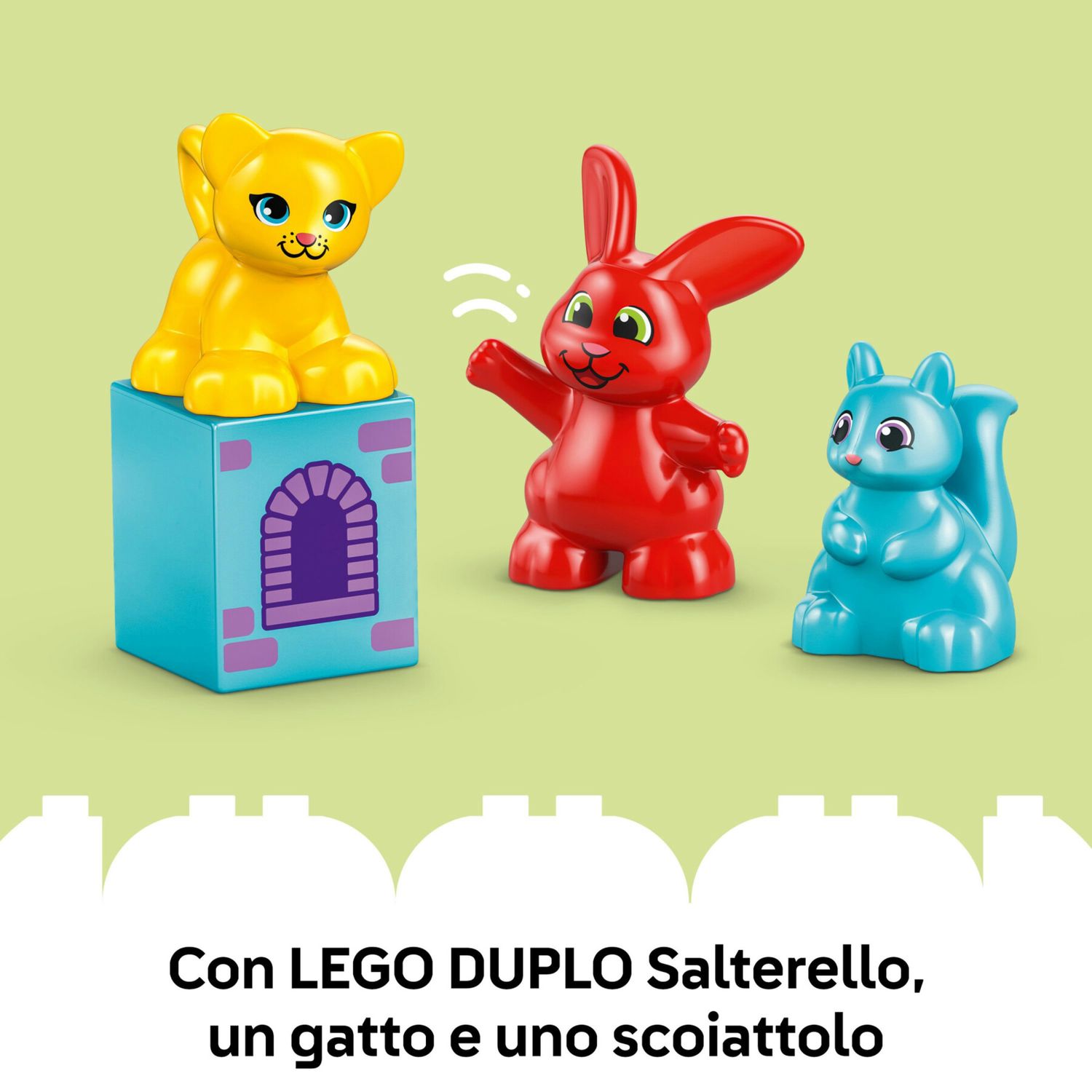 Lego duplo 10450 gioco castello salterello: 3 animali, tavolo 3+ - LEGO DUPLO, Lego