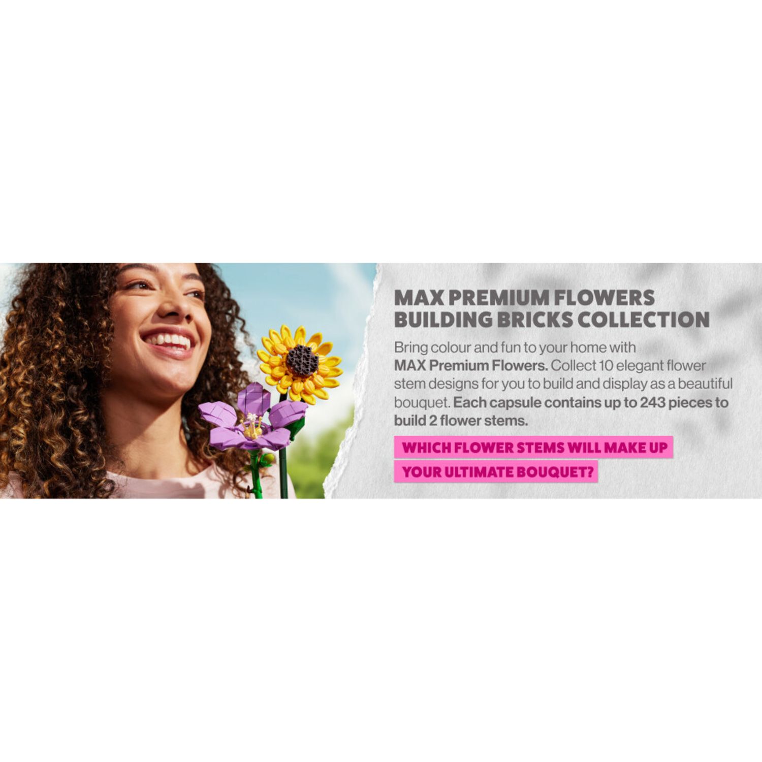 Max flowers 4 pack: set da giardino, 8 fiori - assortito - DB LINE