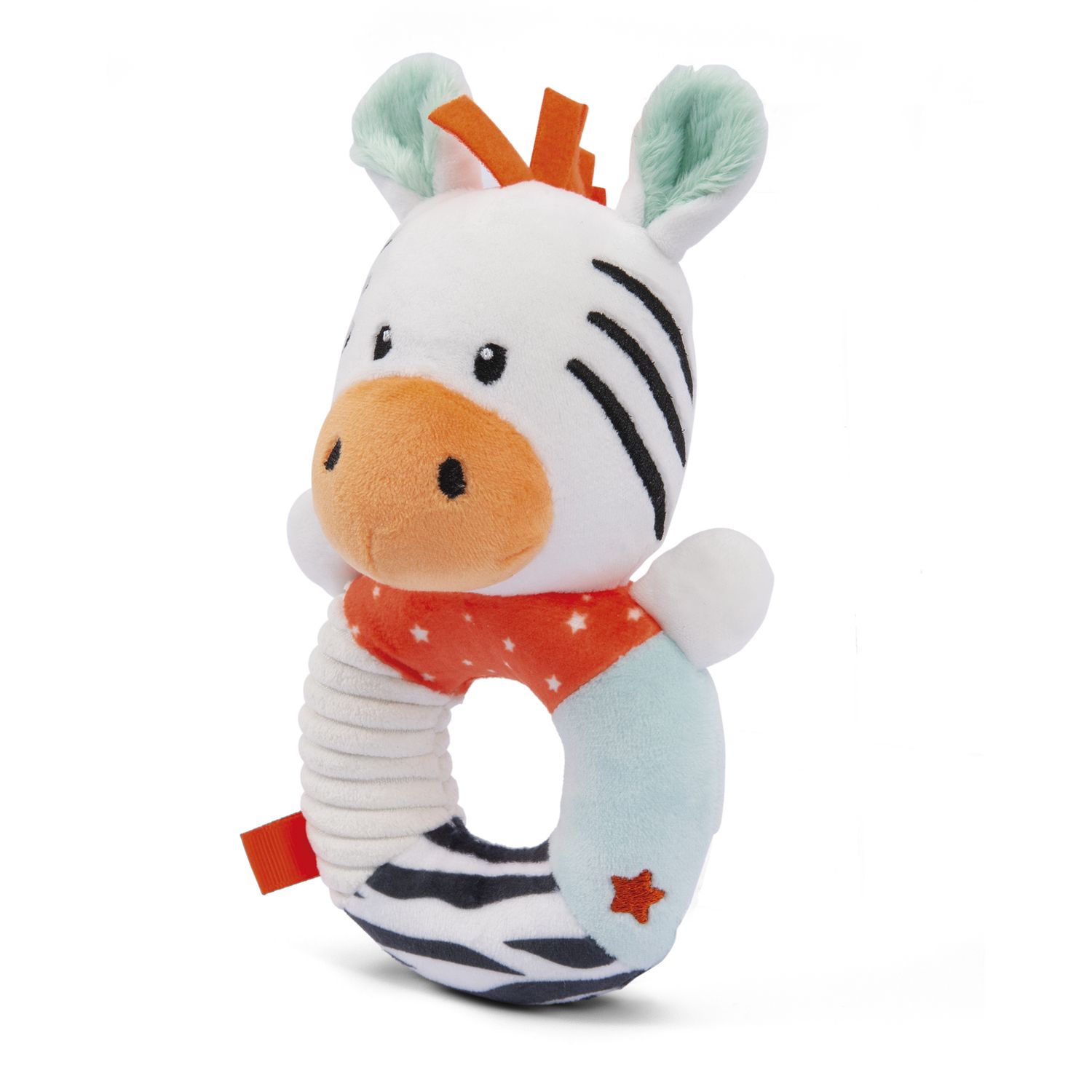 Sonaglino anello soft zebra zaki - baby smile - BABY SMILE