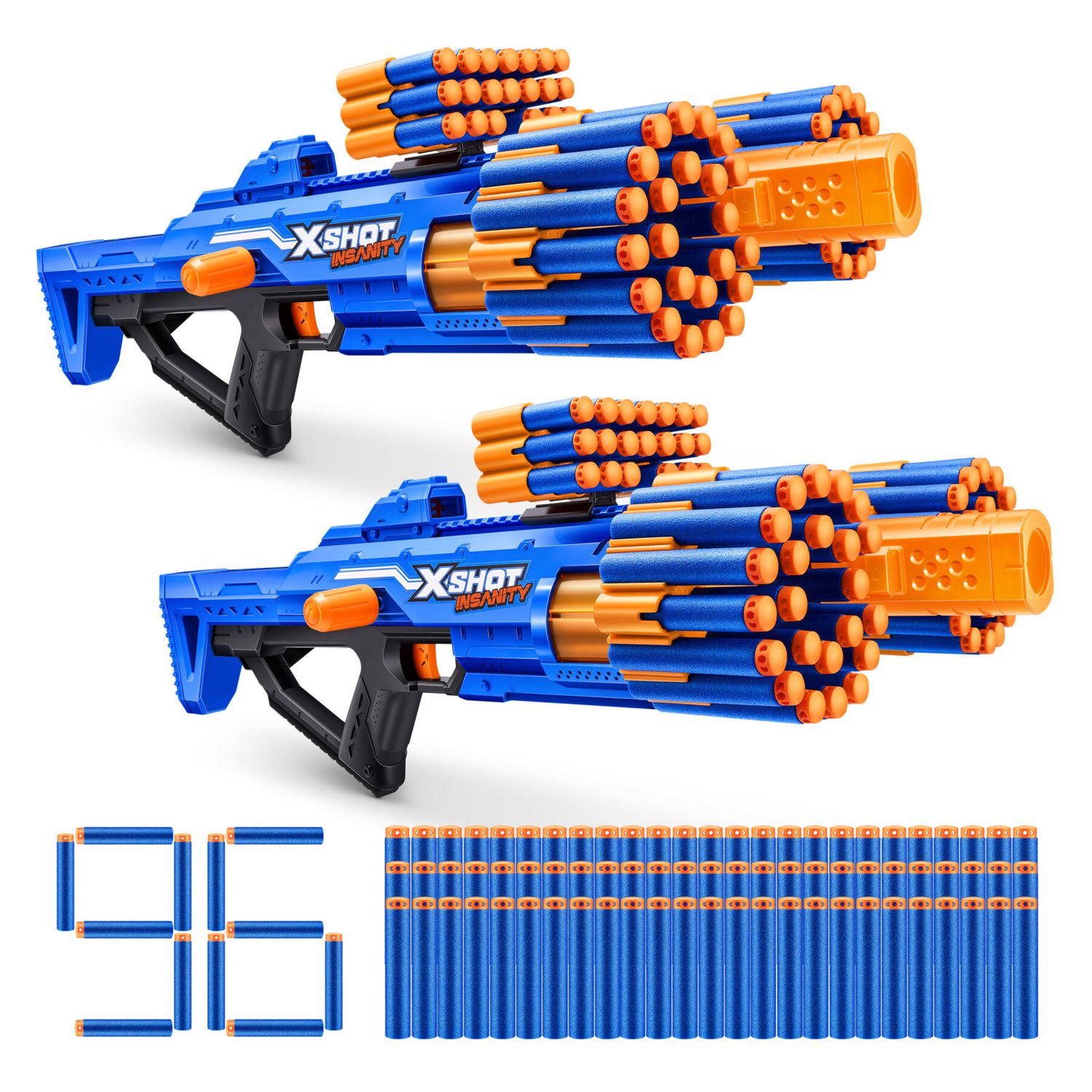 Xshot insanity berzerko: 8 shot 2pk, blaster giocattolo - X-SHOT