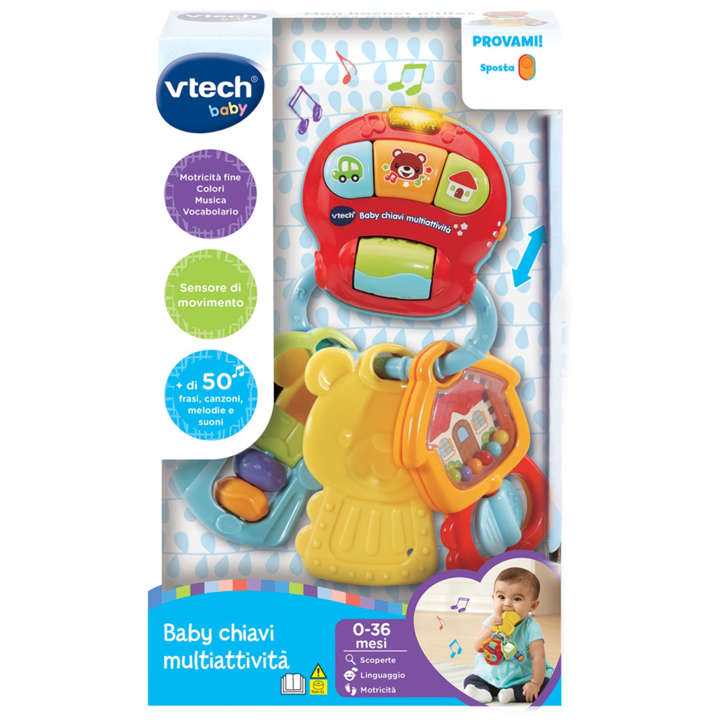 Le mie prime chiavi 3in1 - 0m+ - v-tech - V-TECH BABY