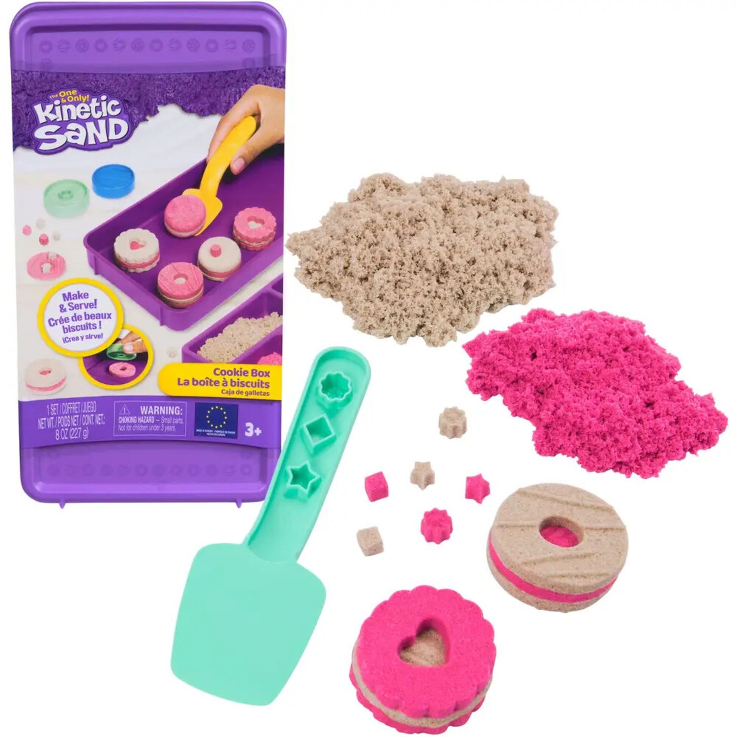 Kinetic sand, scatola di biscotti - KINETIC SAND