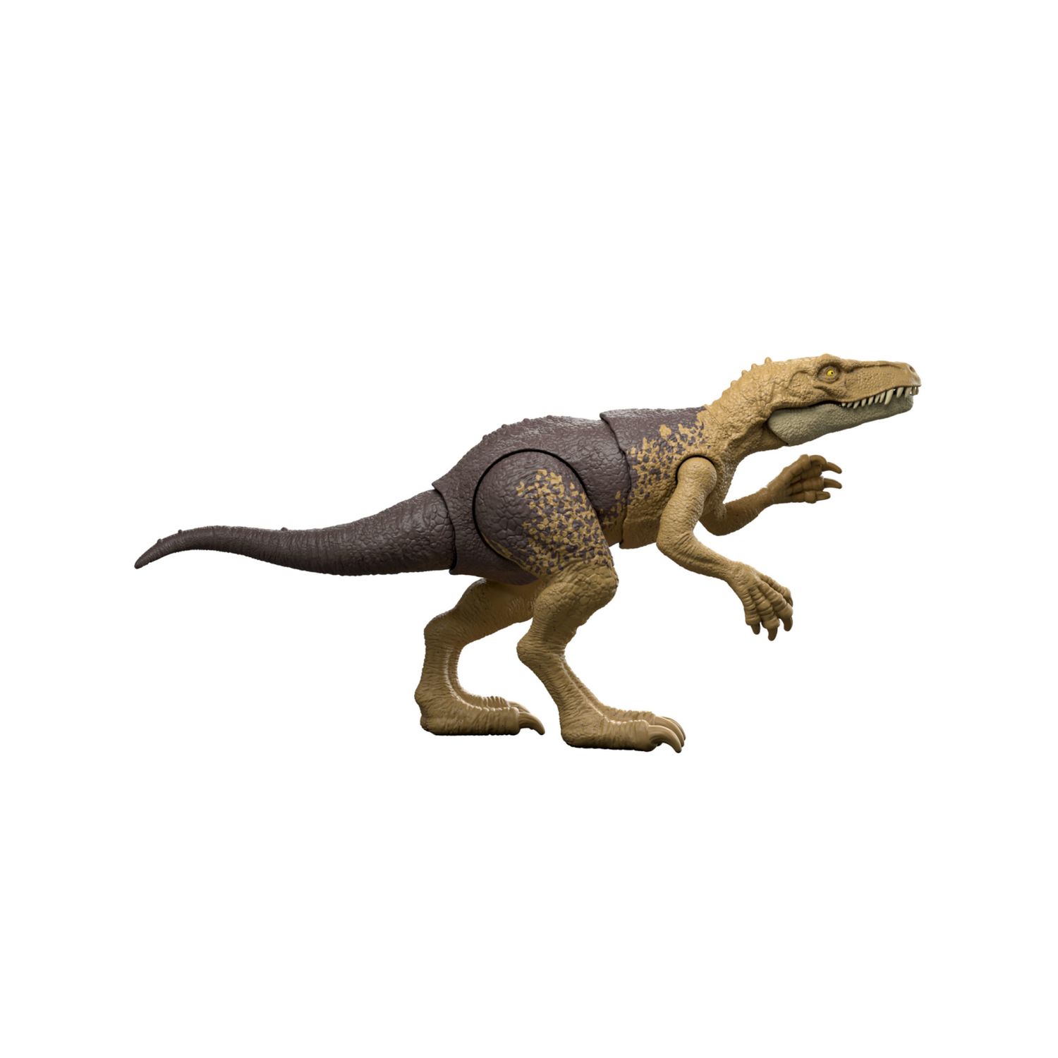 Mattel jurassic world la rinascita - herrerasaurus attacco fatale, dinoasuro snodato con azione a colpo singolo inclusa, design ispirato al film - Jurassic World