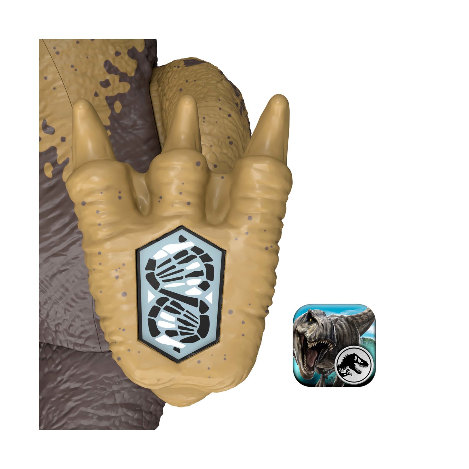 Mattel jurassic world la rinascita - herrerasaurus attacco fatale, dinoasuro snodato con azione a colpo singolo inclusa, design ispirato al film - Jurassic World