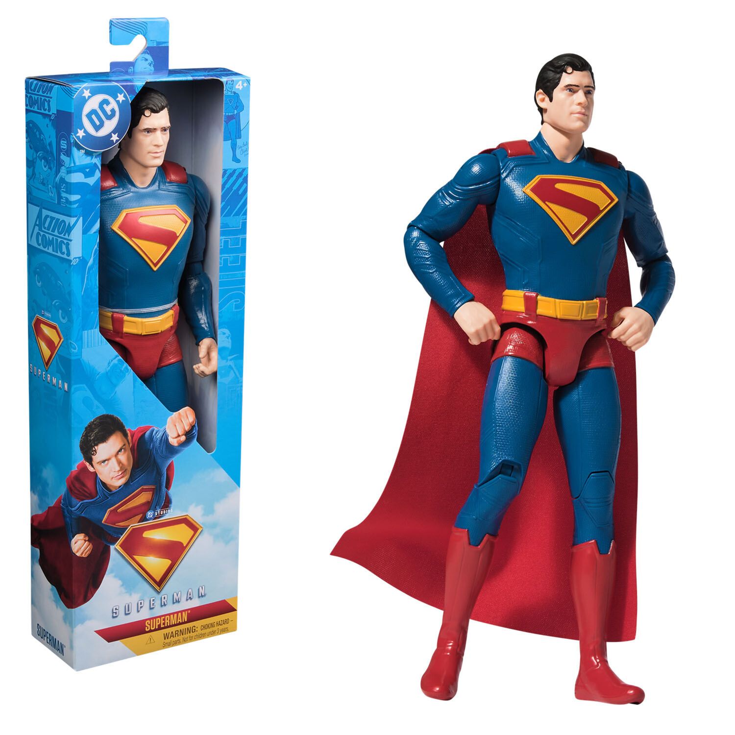 Dc comics, action figure superman da 30 cm - SUPERMAN