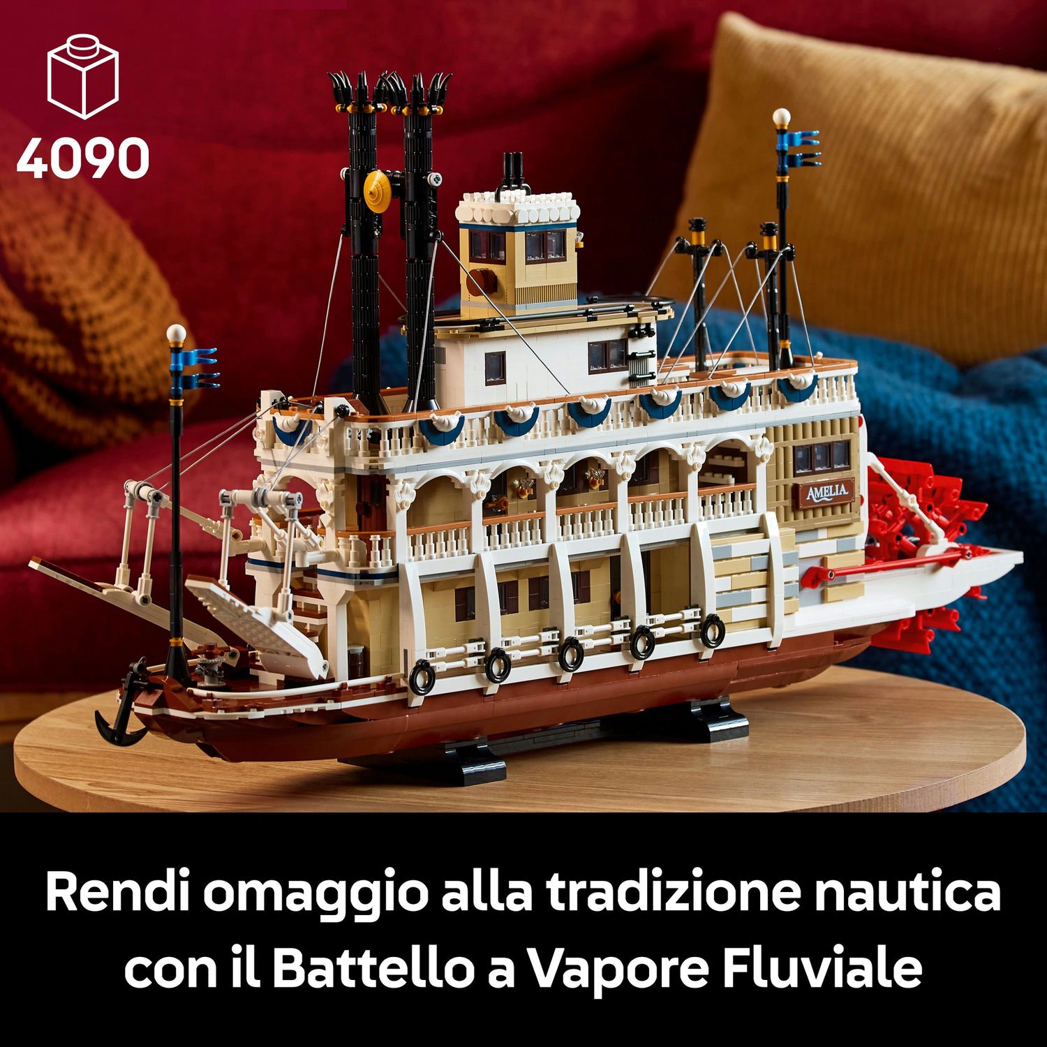 Lego® ideas - 21356  - battello a vapore fluviale - LEGO IDEAS