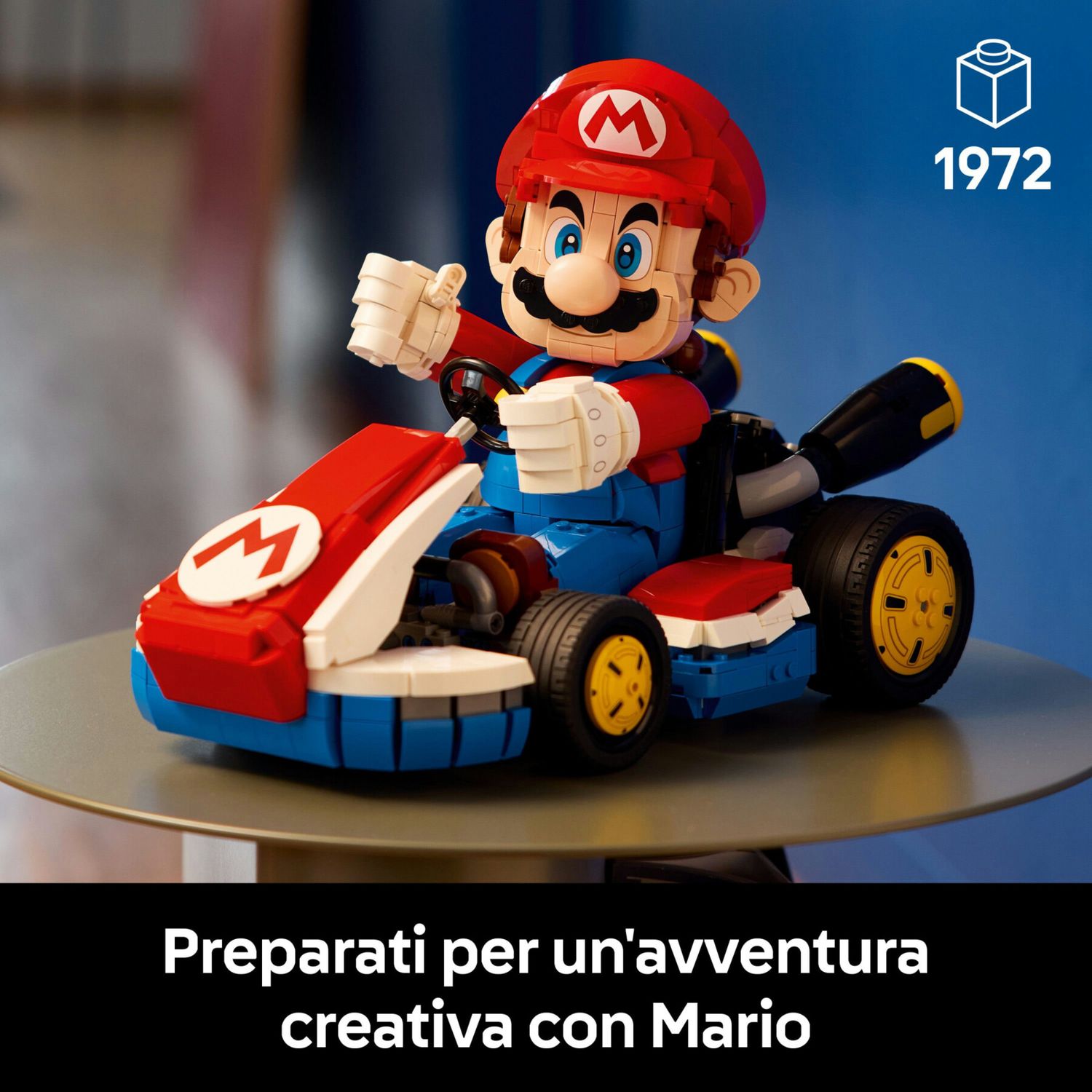 Lego - 72037 - mario kart con mario e kart, modellino da esposizione - LEGO® Super Mario™, Lego