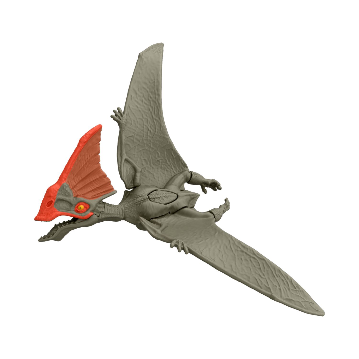 Mattel jurassic world la rinascita - tapejara attacco fatale, dinoasuro snodato con azione a colpo singolo inclusa, design ispirato al film - Jurassic World