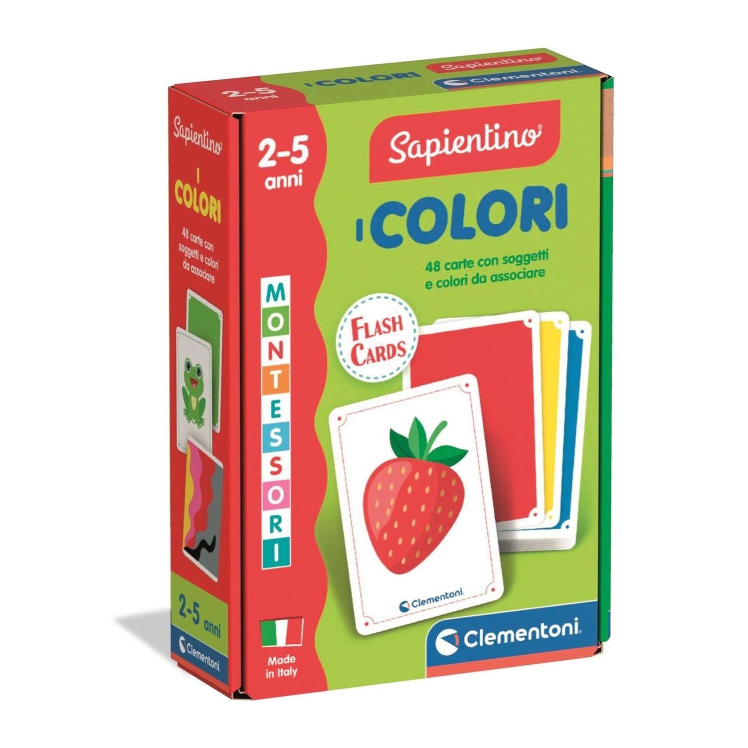 Clementoni - montessori - flashcard i colori - 16836 - CLEMENTONI