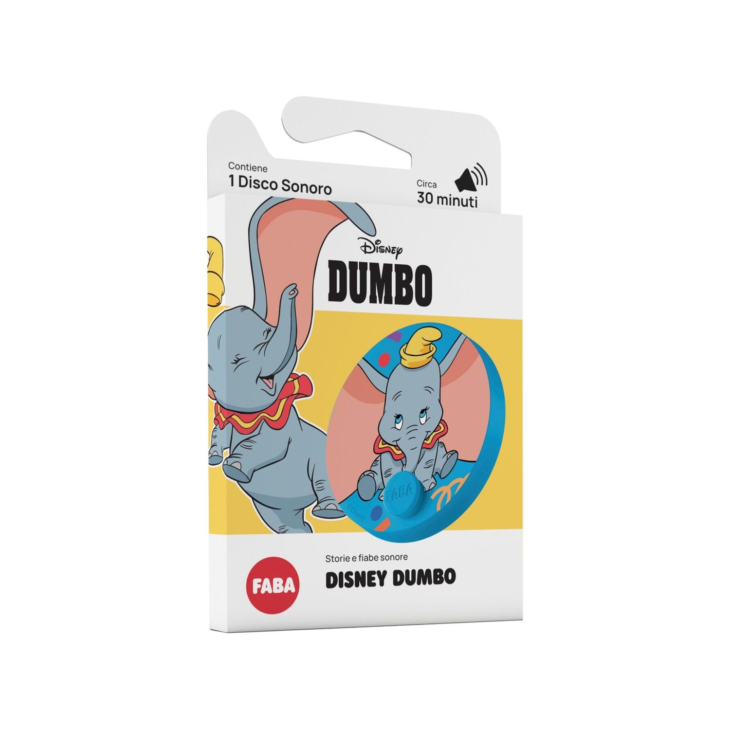 Disco sonoro faba - dumbo l'elefante voltante - eta' 5-10 anni - Disney