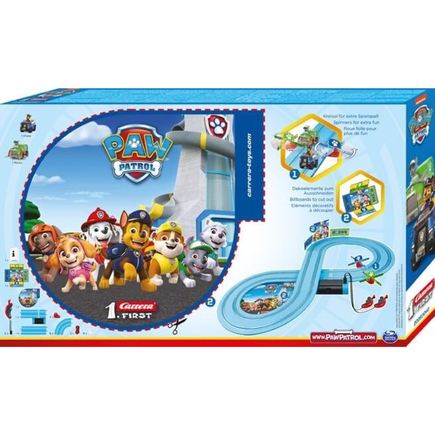 Carrera first paw patrol - on the double - playset pista macchinine - Paw Patrol