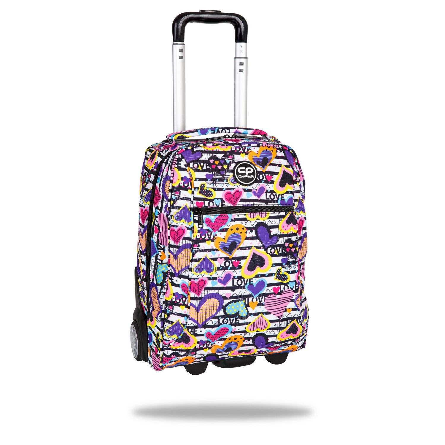 Trolley coolpack voyager girl heart in materiale waterproof - Coolpack