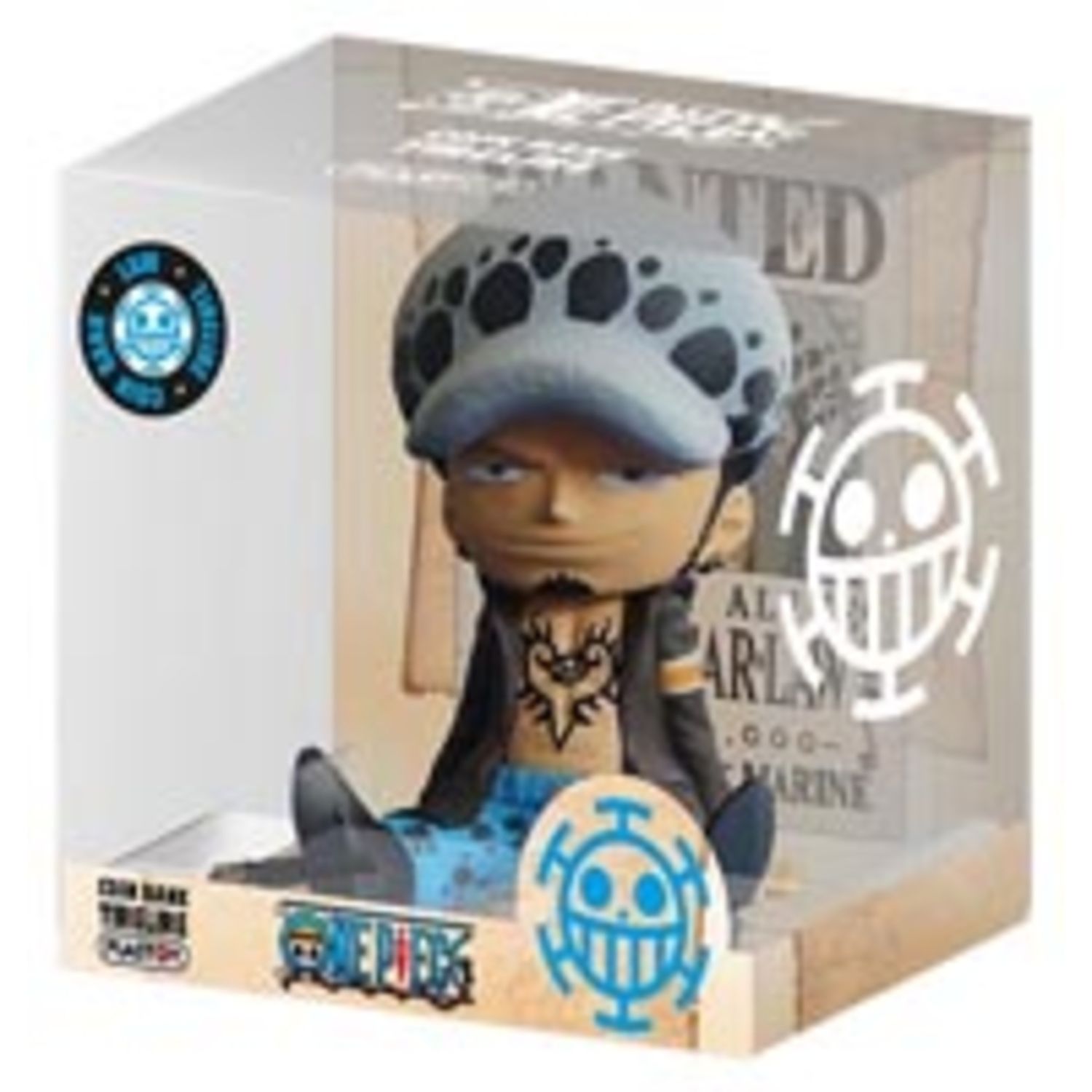 Salvadanaio one piece trafalgar law plastoy pop colorato – collezione vivace e adorabile - ONE PIECE