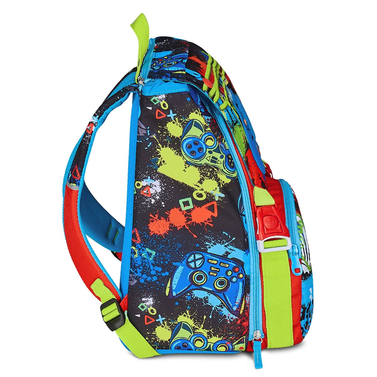 Zaino estensibile scuola big sj gang game-led boy - SEVEN