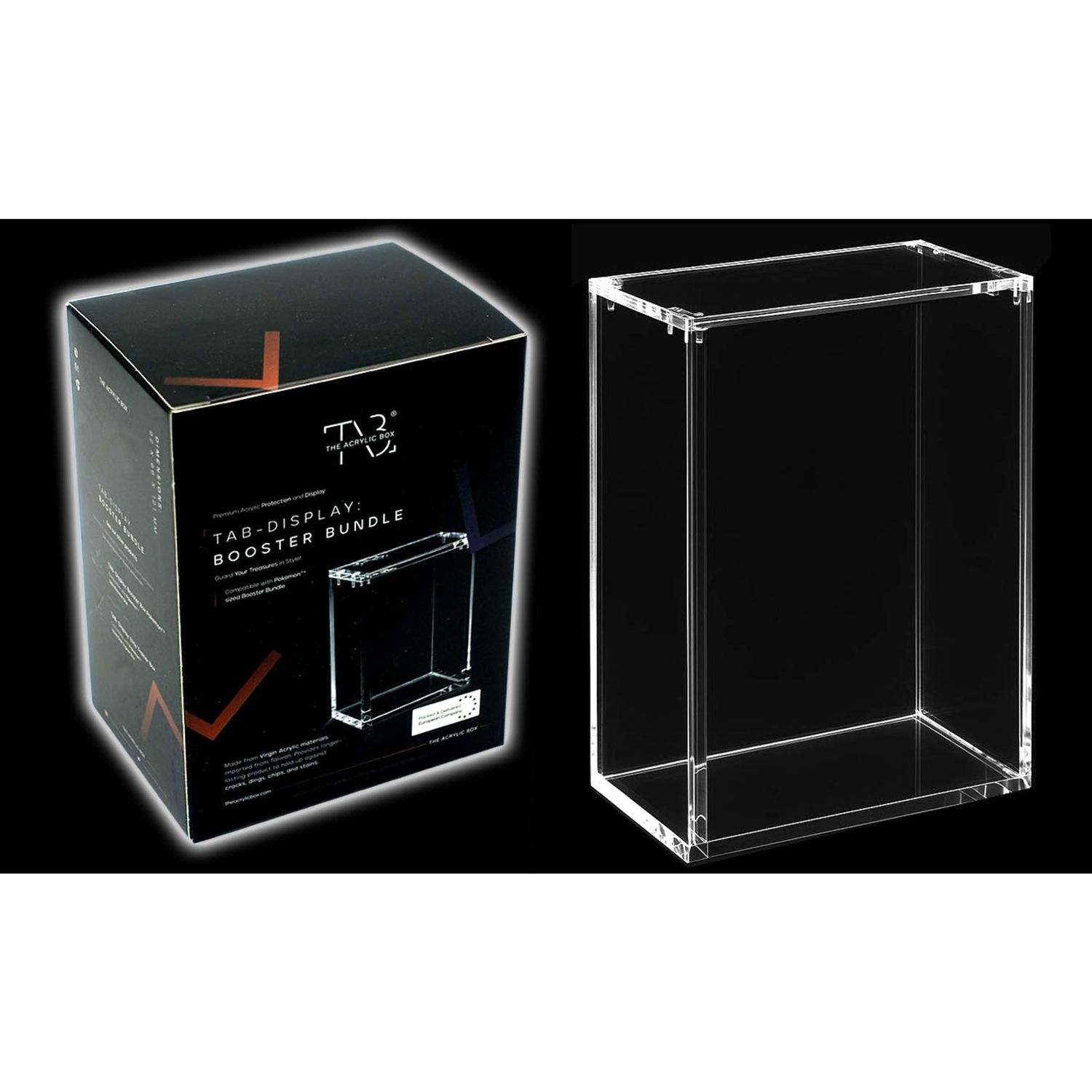 Custodia acrilica per bundle 6 buste pokémon – protezione ed esposizione - POKEMON