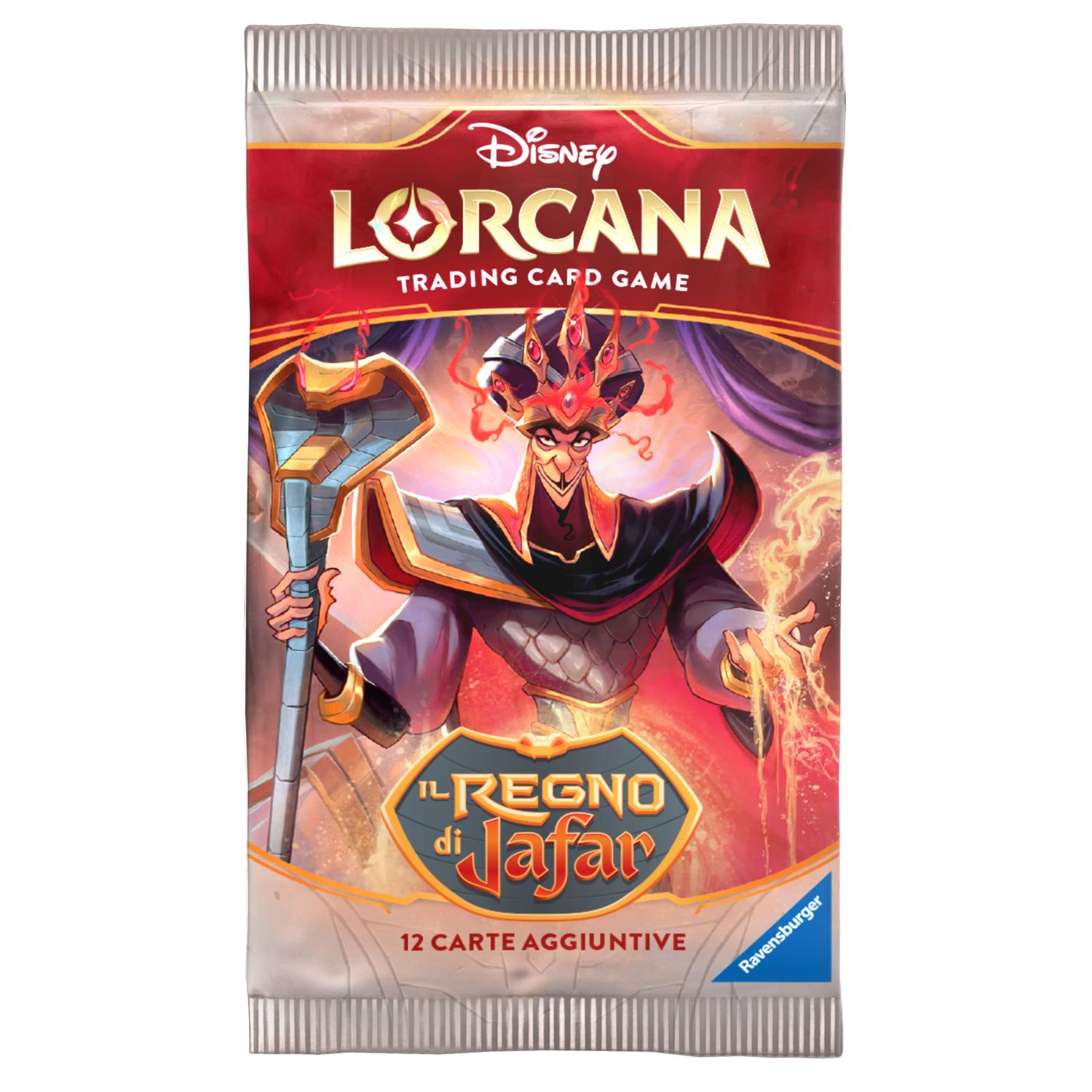 Disney lorcana –il regno di jafar– bustina da 12 carte – 8+ anni - Lorcana
